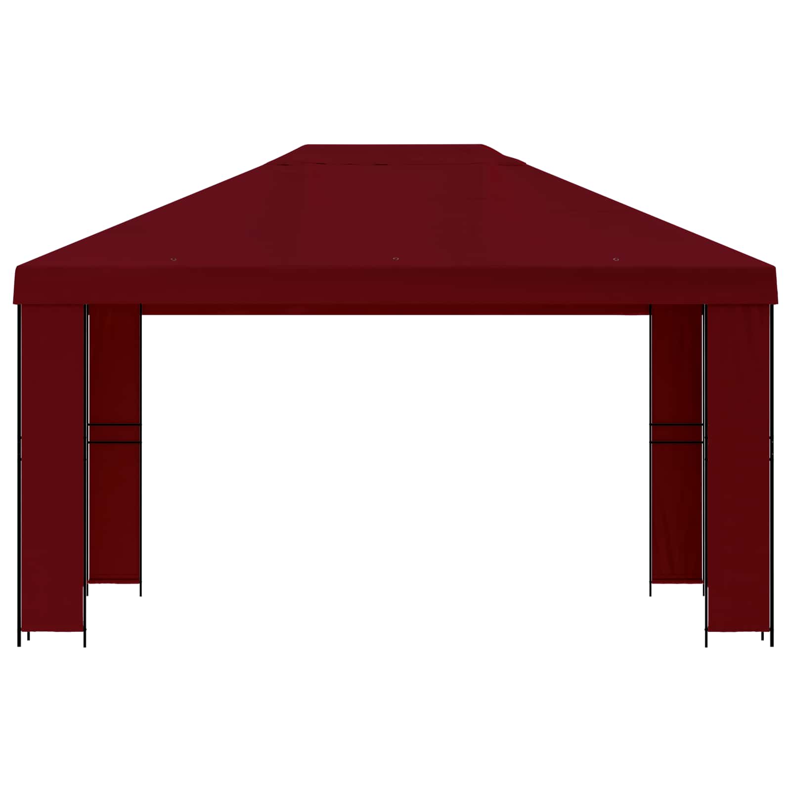 Pavėsinė 4 × 3 m Vyšninė Poliesteris ir plienas 190 gsm Pavėsinė 4 × 3 m Vyšninė Poliesteris ir plienas 190 gsm - Image 4