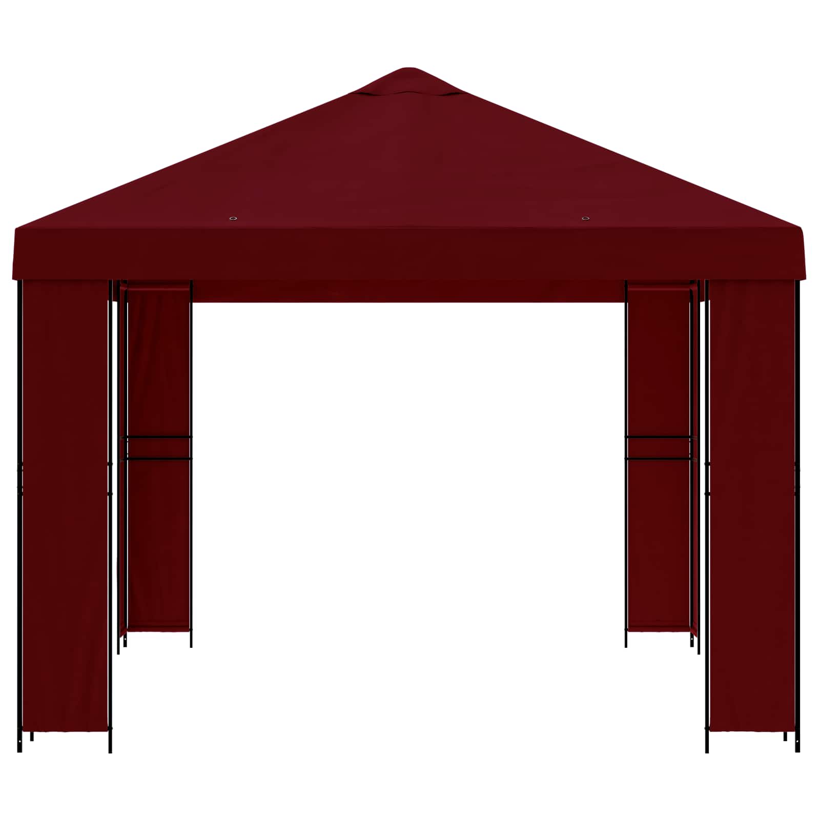 Pavėsinė 4 × 3 m Vyšninė Poliesteris ir plienas 190 gsm Pavėsinė 4 × 3 m Vyšninė Poliesteris ir plienas 190 gsm - Image 5