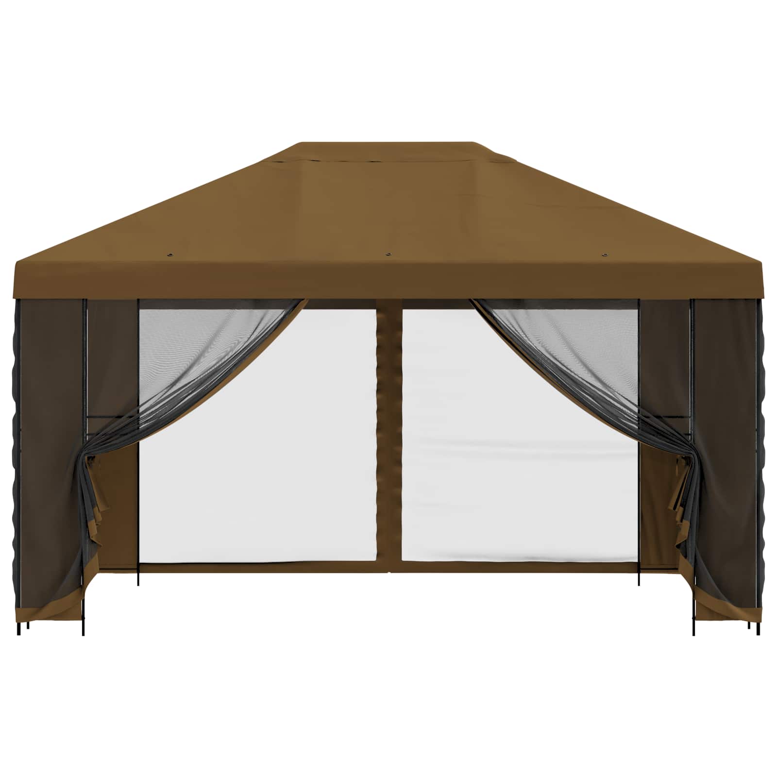 Sodo pavėsinė su šoninėmis sienelėmis 4 × 3 m Taupe Sodo pavėsinė su šoninėmis sienelėmis 4 × 3 m Taupe - Image 6