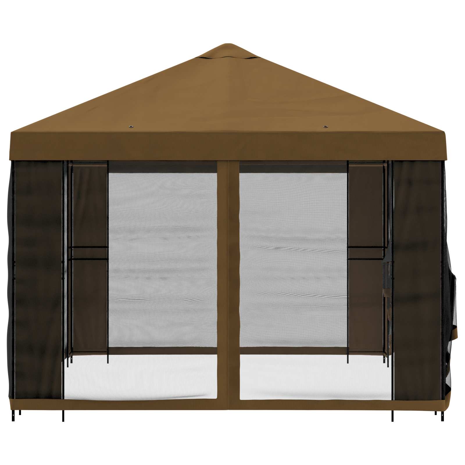 Sodo pavėsinė su šoninėmis sienelėmis 4 × 3 m Taupe Sodo pavėsinė su šoninėmis sienelėmis 4 × 3 m Taupe - Image 7