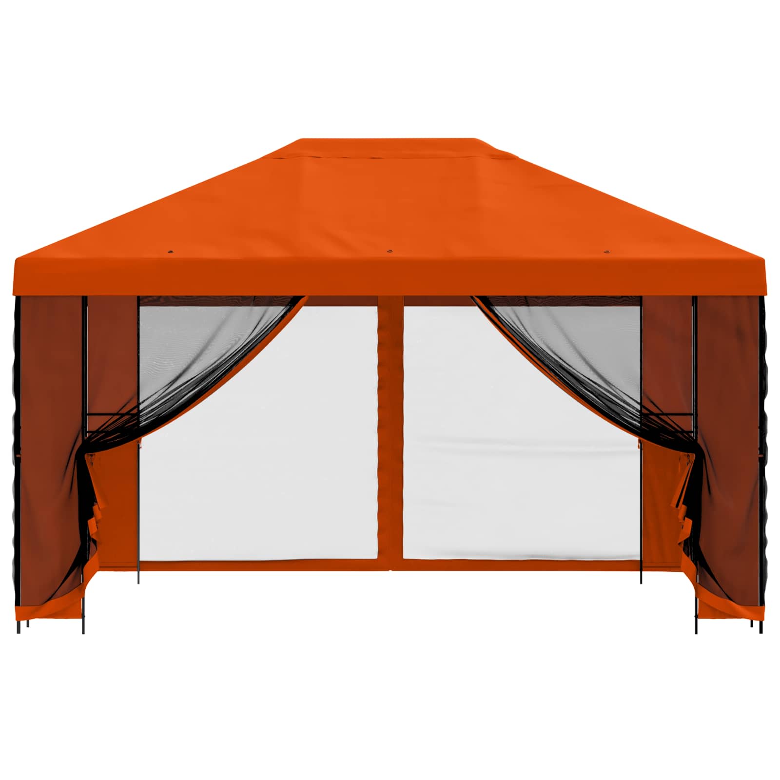 Sodo pavėsinė su šoninėmis sienelėmis 4 × 3 m Oranžinė Sodo pavėsinė su šoninėmis sienelėmis 4 × 3 m Oranžinė - Image 6