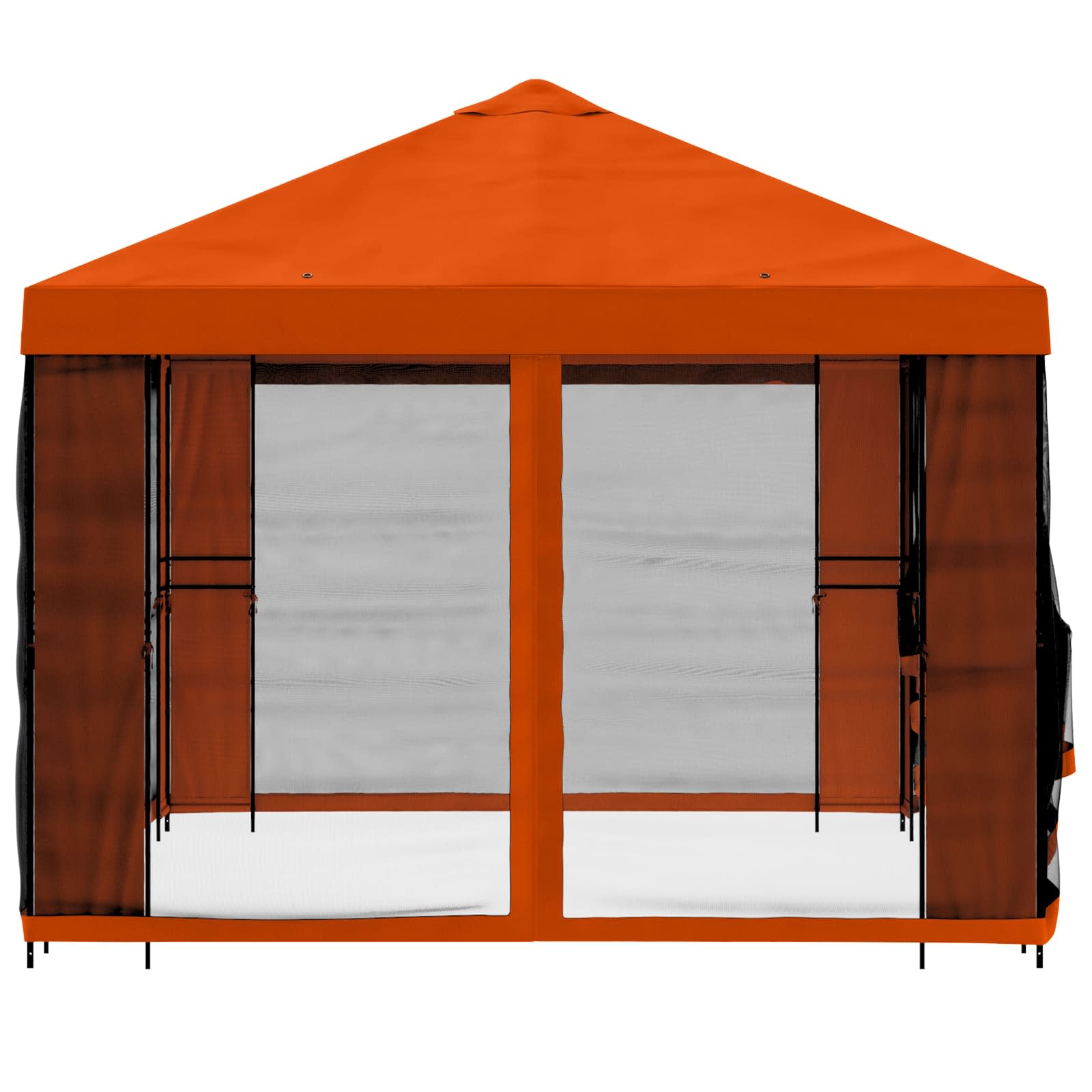 Sodo pavėsinė su šoninėmis sienelėmis 4 × 3 m Oranžinė Sodo pavėsinė su šoninėmis sienelėmis 4 × 3 m Oranžinė - Image 7