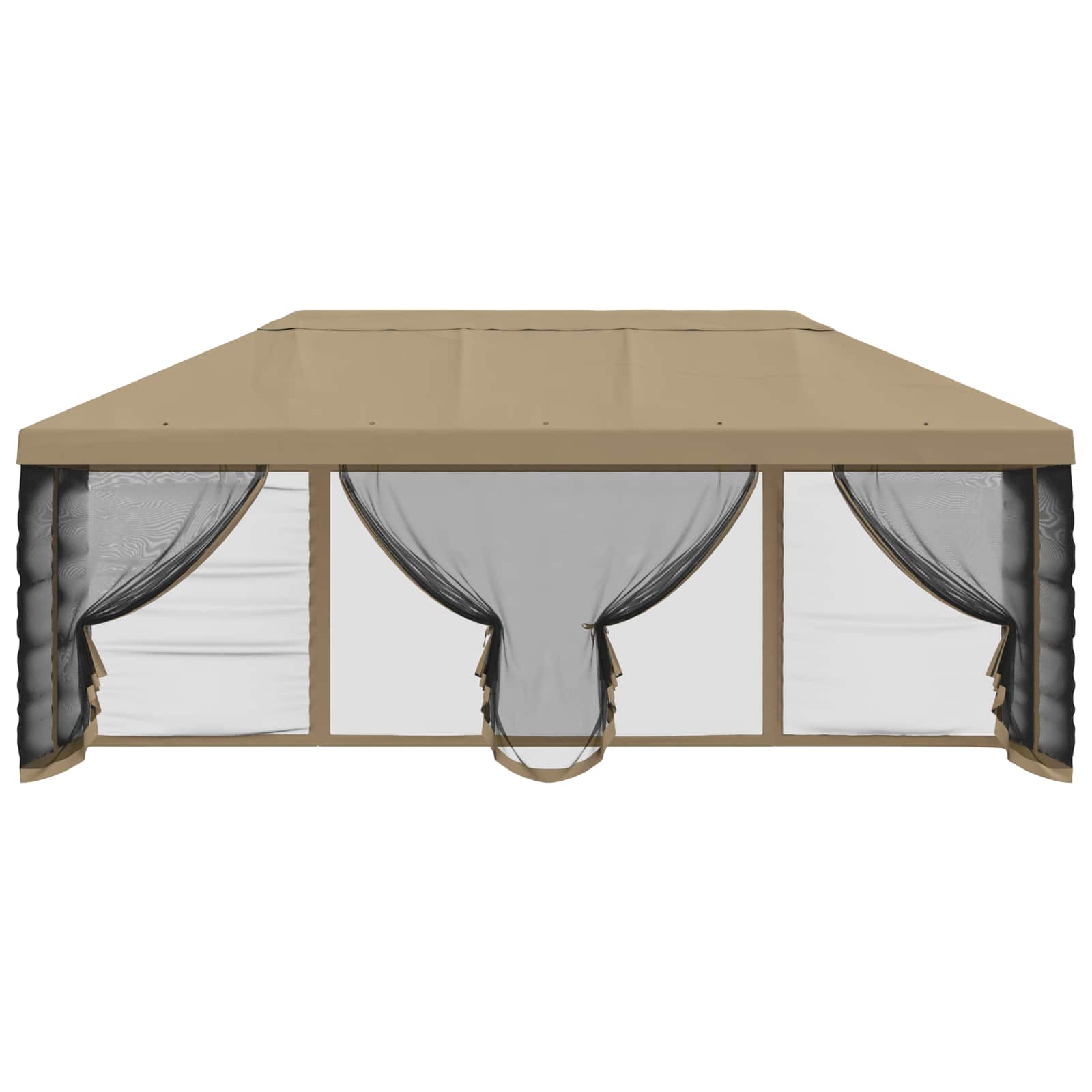 Pavėsinės dengti su šoninėmis sienelėmis 6 x 3 m Smėlio Pavėsinės dengti su šoninėmis sienelėmis 6 x 3 m Smėlio - Image 6