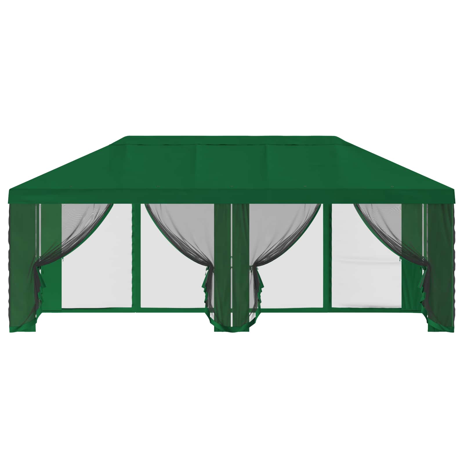 Pavėsinės dengti su šoninėmis sienelėmis 6 x 3 m Žalia Pavėsinės dengti su šoninėmis sienelėmis 6 x 3 m Žalia - Image 6