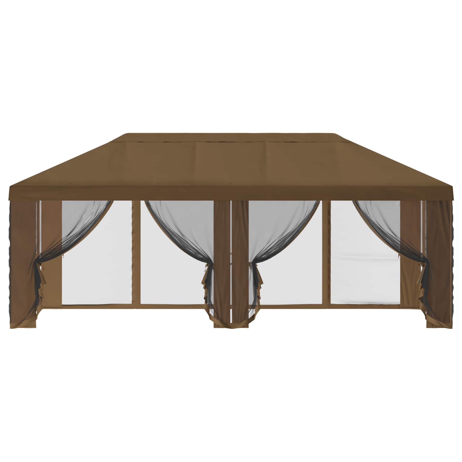 Pavėsinės dengti su šoninėmis sienelėmis 6 x 3 m Taupe Pavėsinės dengti su šoninėmis sienelėmis 6 x 3 m Taupe - Image 6