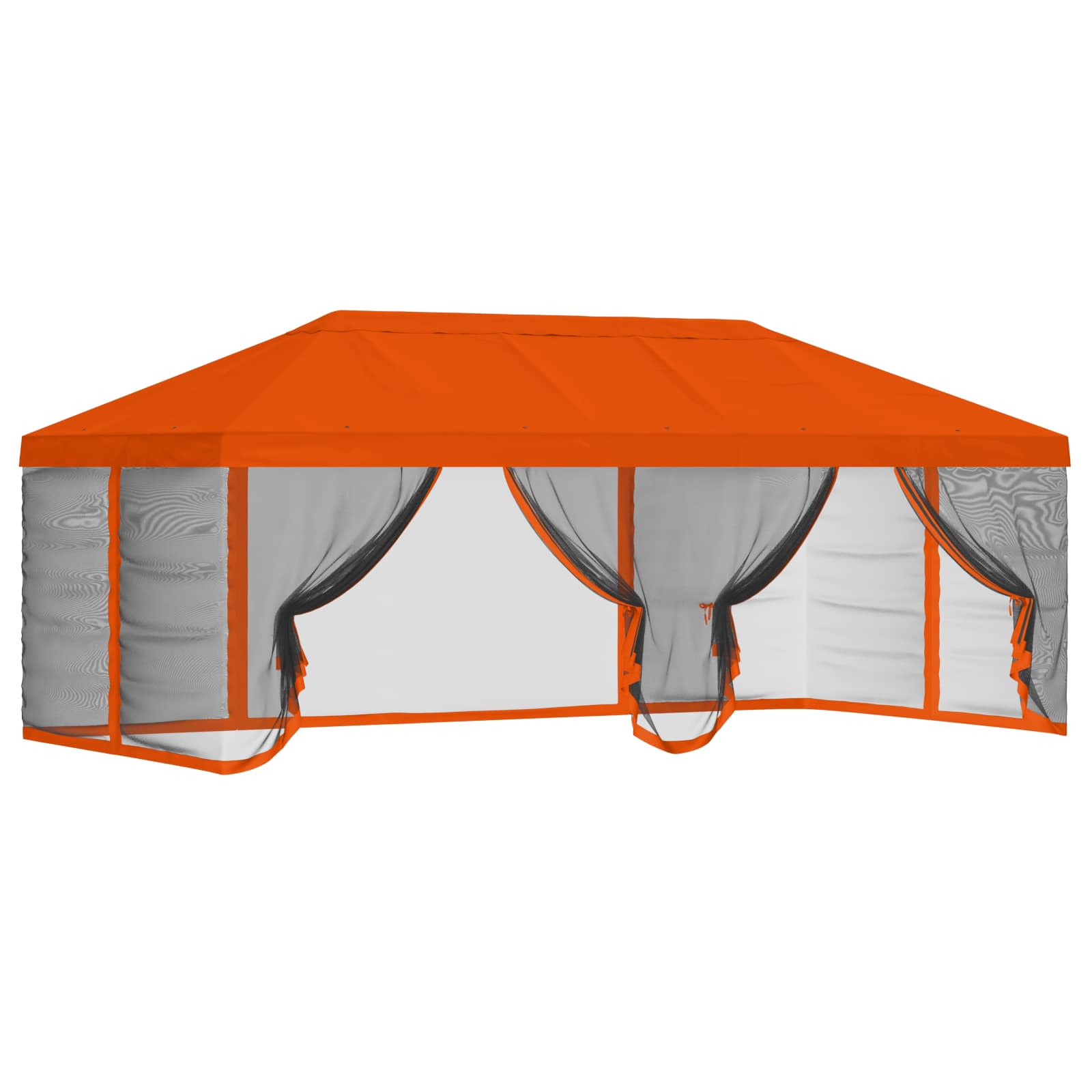 Pavėsinės dengti su šoninėmis sienelėmis 6 x 3 m Oranžinė Pavėsinės dengti su šoninėmis sienelėmis 6 x 3 m Oranžinė - Image 3