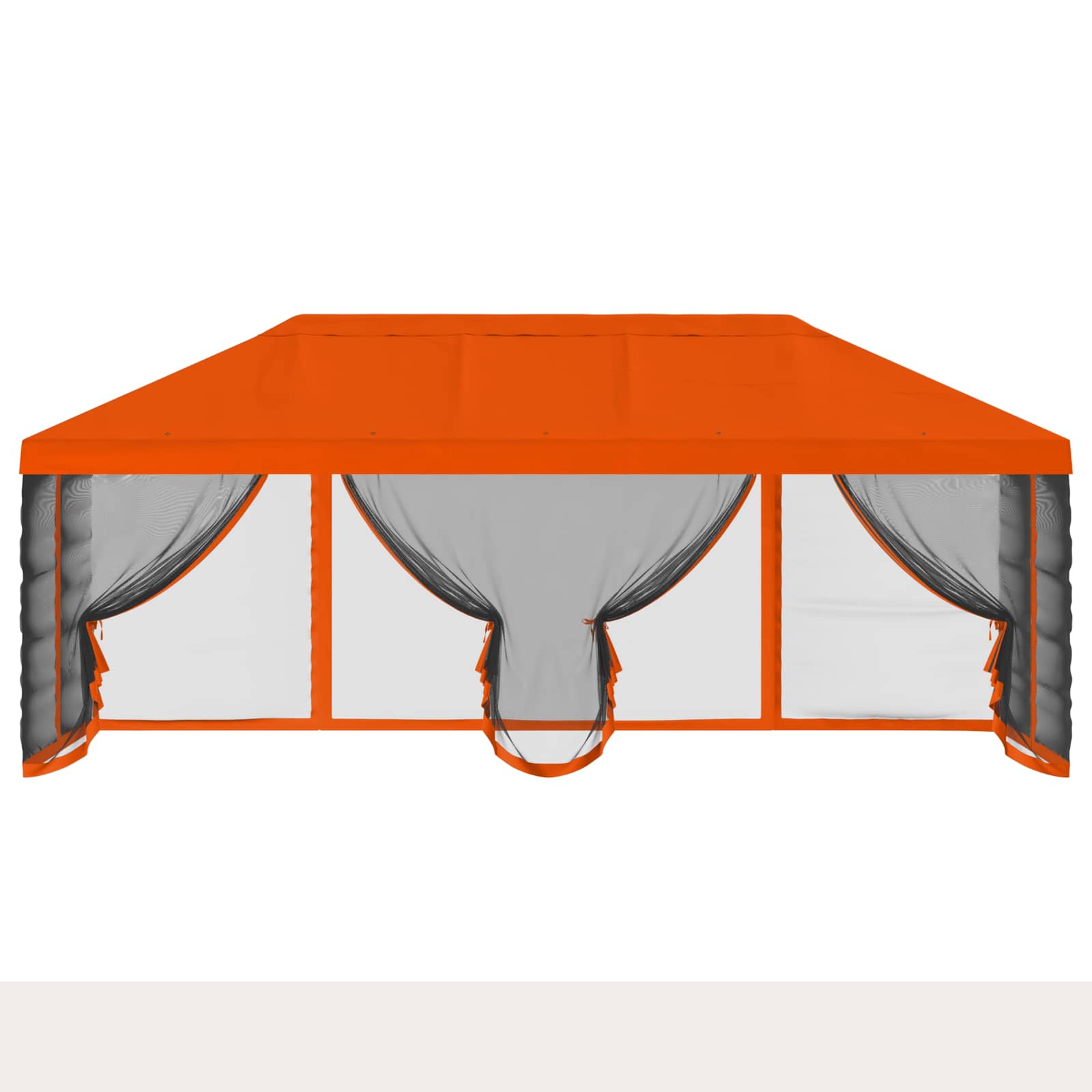Pavėsinės dengti su šoninėmis sienelėmis 6 x 3 m Oranžinė Pavėsinės dengti su šoninėmis sienelėmis 6 x 3 m Oranžinė - Image 6