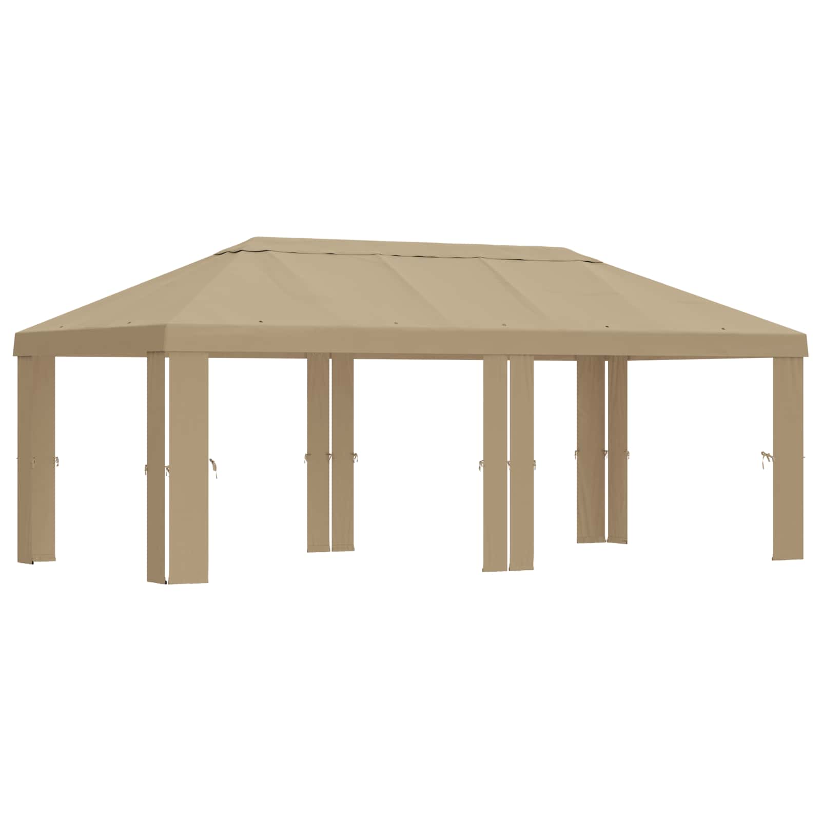 Paviljono uždanga 6 x 3 m Smėlio Poliesteris 190 gsm Paviljono uždanga 6 x 3 m Smėlio Poliesteris 190 gsm - Image 3