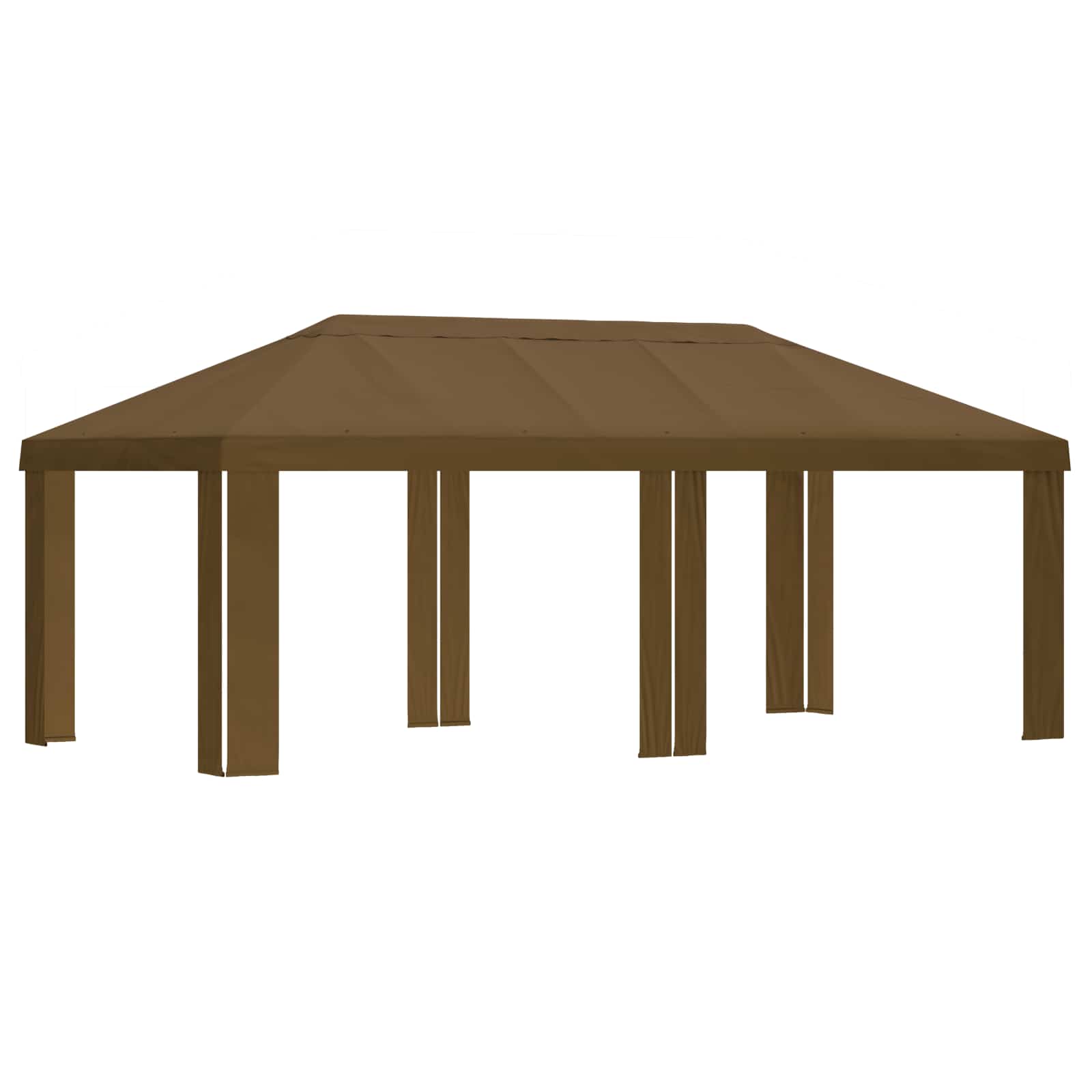 Paviljono uždanga 6 x 3 m Taupe Poliesteris 190 gsm Paviljono uždanga 6 x 3 m Taupe Poliesteris 190 gsm - Image 3