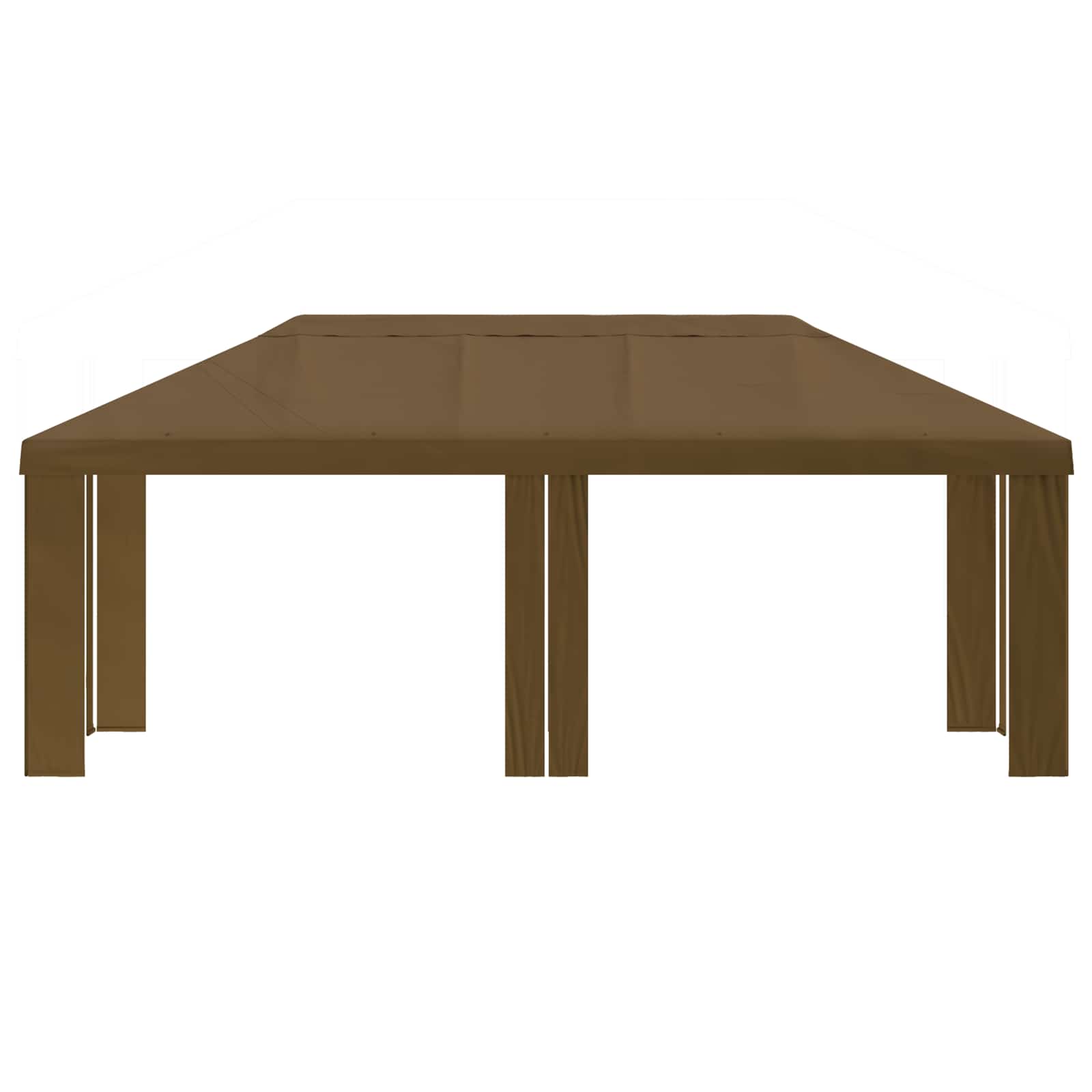Paviljono uždanga 6 x 3 m Taupe Poliesteris 190 gsm Paviljono uždanga 6 x 3 m Taupe Poliesteris 190 gsm - Image 4