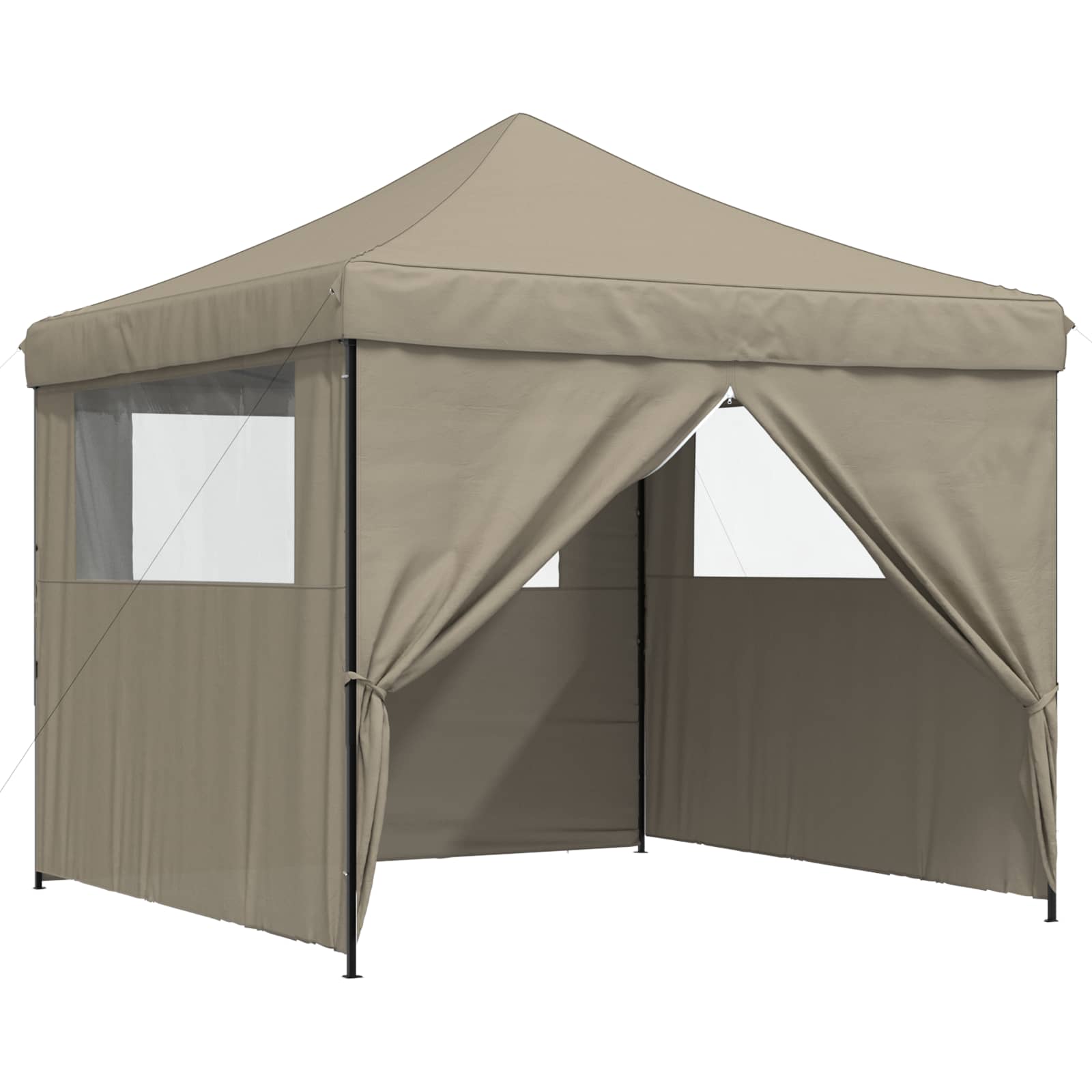 Šventės palapinė 292 x 292 x 315 cm Taupe Oksfordo audinys Šventės palapinė 292 x 292 x 315 cm Taupe Oksfordo audinys - Image 3