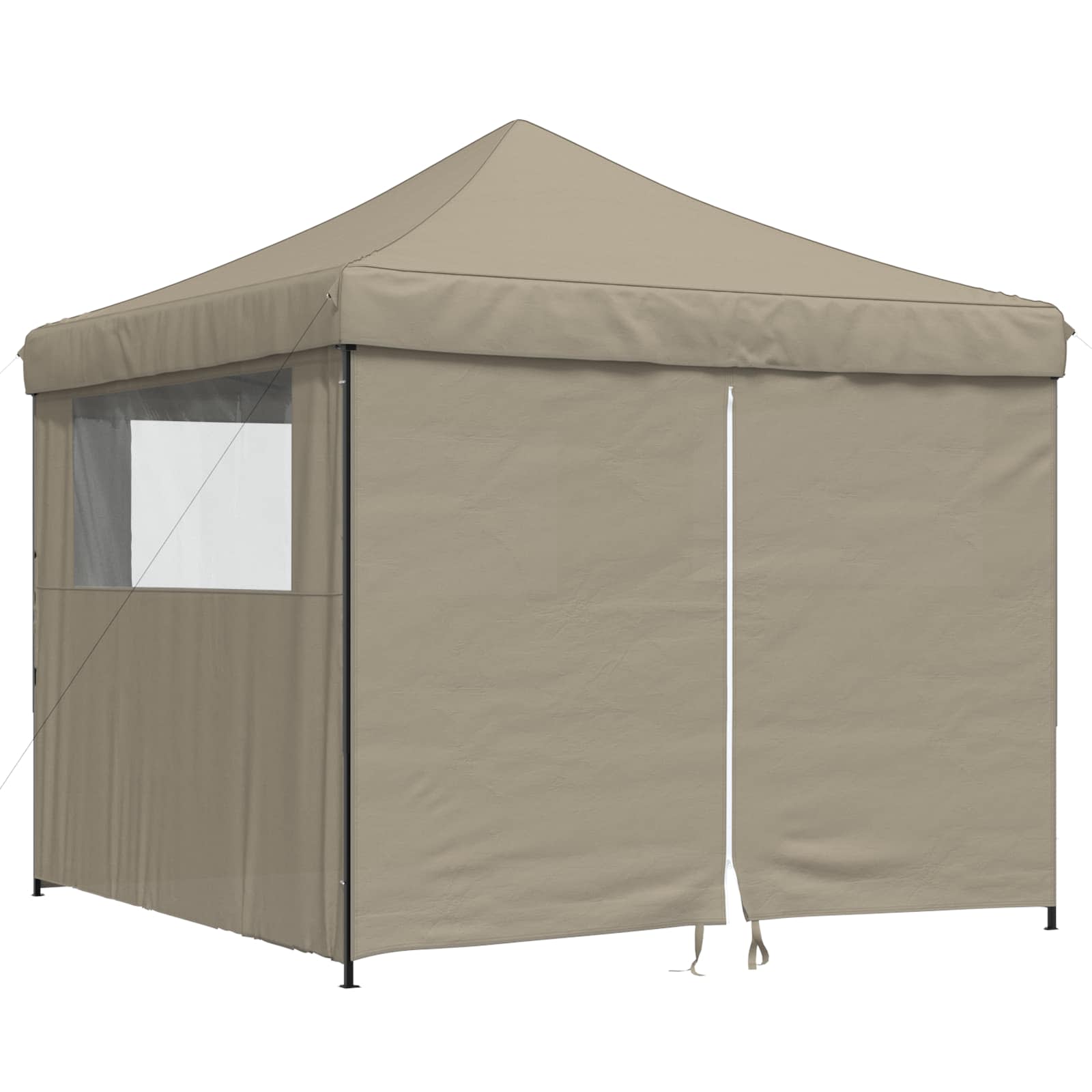 Šventės palapinė 292 x 292 x 315 cm Taupe Oksfordo audinys Šventės palapinė 292 x 292 x 315 cm Taupe Oksfordo audinys - Image 4