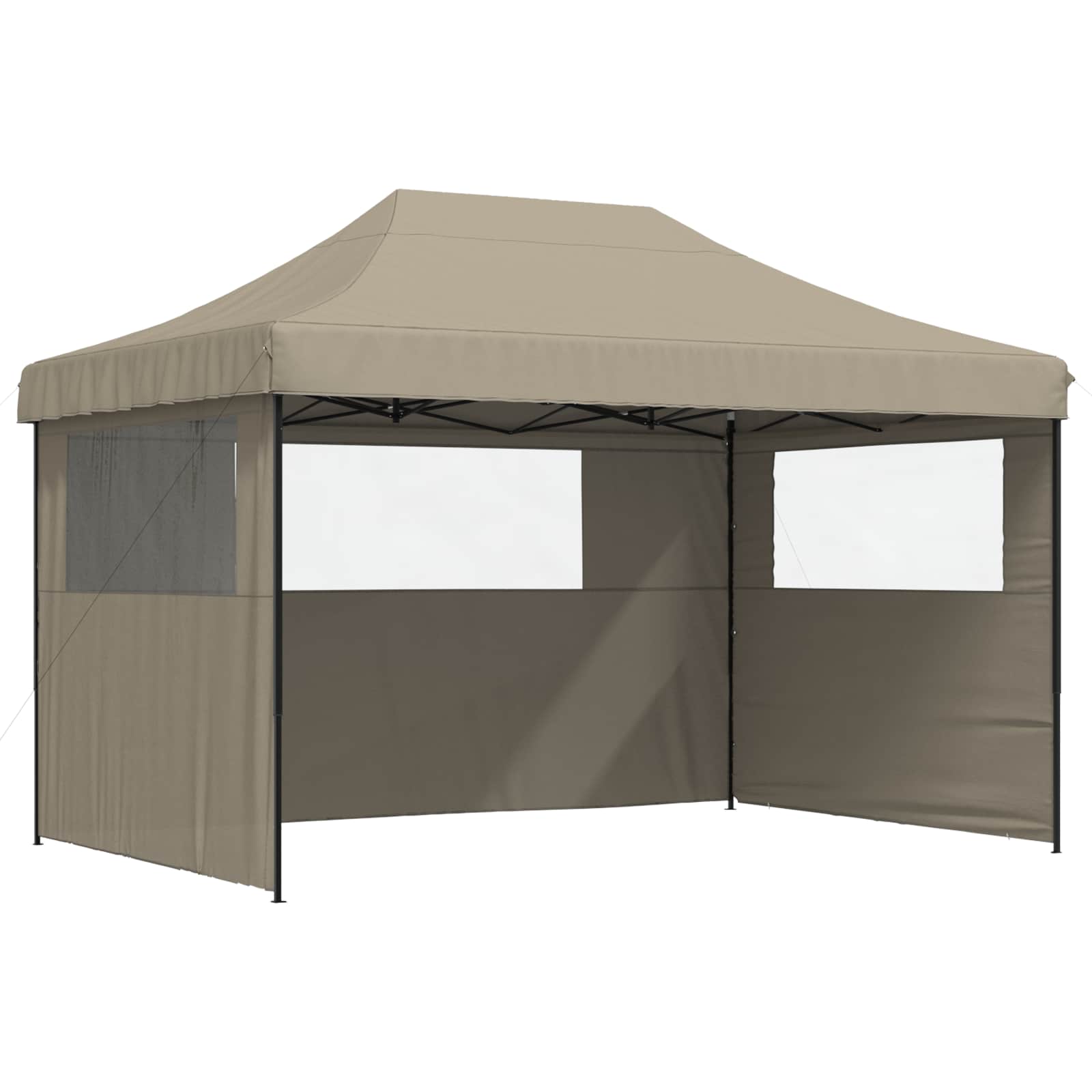Šventės palapinė 279 x 410 x 315 cm Taupe Oksfordo audinys Šventės palapinė 279 x 410 x 315 cm Taupe Oksfordo audinys - Image 3