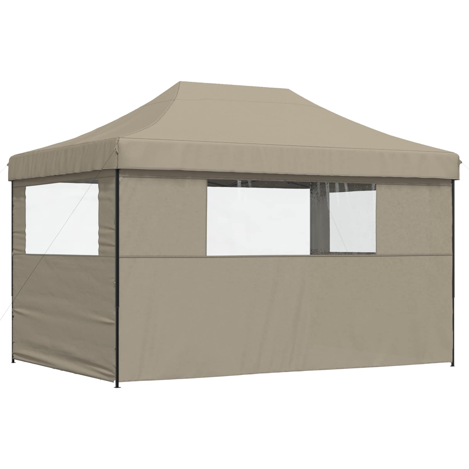 Šventės palapinė 279 x 410 x 315 cm Taupe Oksfordo audinys Šventės palapinė 279 x 410 x 315 cm Taupe Oksfordo audinys - Image 7