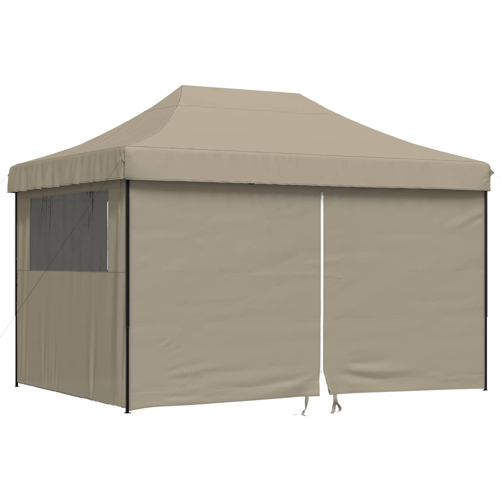 Šventės palapinė 279 x 410 x 315 cm Taupe Oksfordo audinys Šventės palapinė 279 x 410 x 315 cm Taupe Oksfordo audinys - Image 4