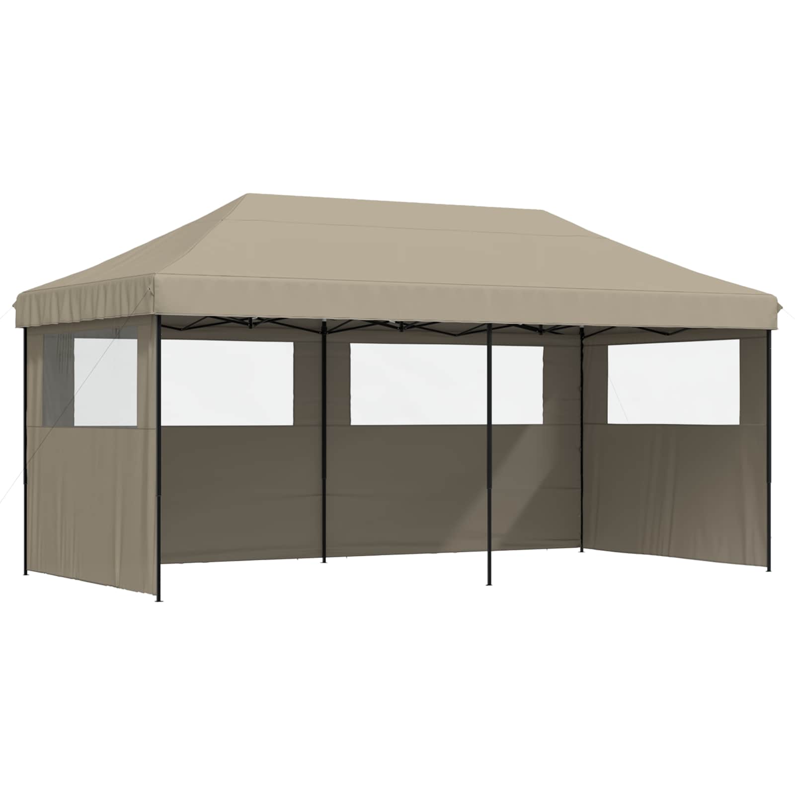 Šventės palapinė 292 x 580 x 315 cm Taupe Oksfordo audinys Šventės palapinė 292 x 580 x 315 cm Taupe Oksfordo audinys - Image 3
