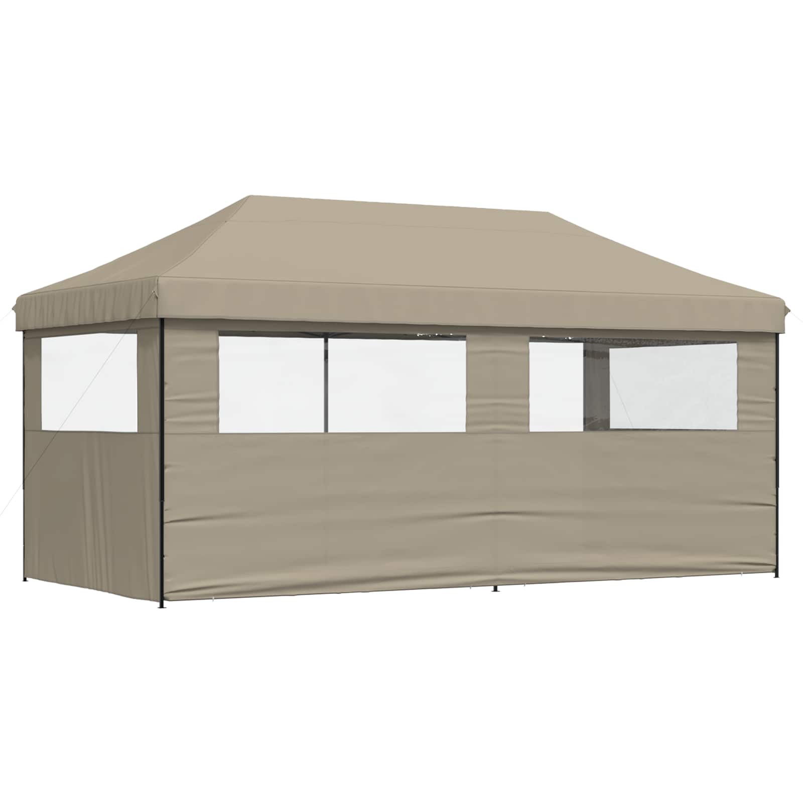 Šventės palapinė 292 x 580 x 315 cm Taupe Oksfordo audinys Šventės palapinė 292 x 580 x 315 cm Taupe Oksfordo audinys - Image 7