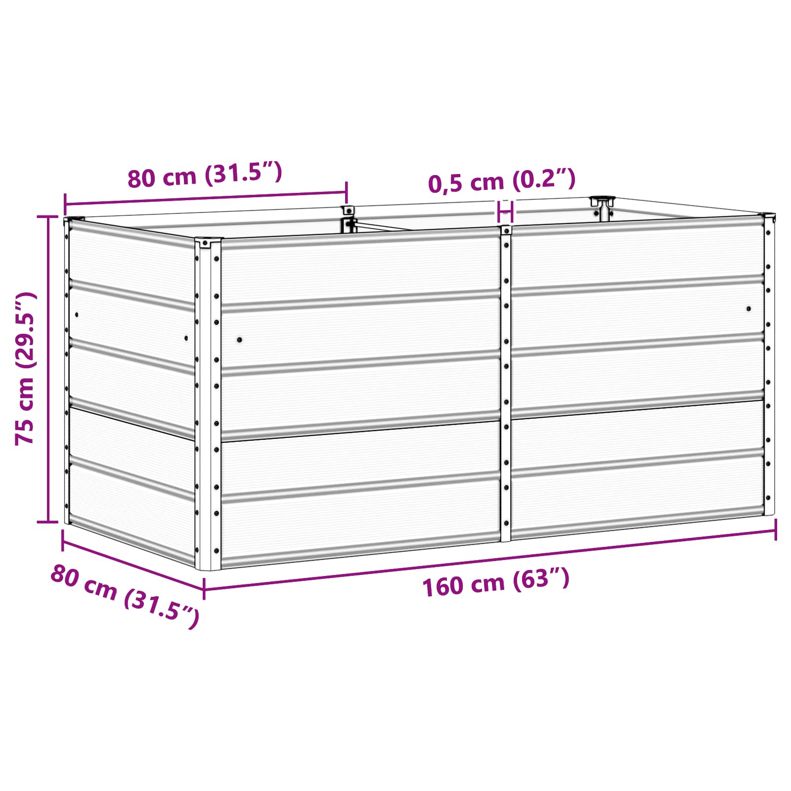 Lovelis Ivory 160 x 80 x 75 cm Plienas Lovelis Ivory 160 x 80 x 75 cm Plienas