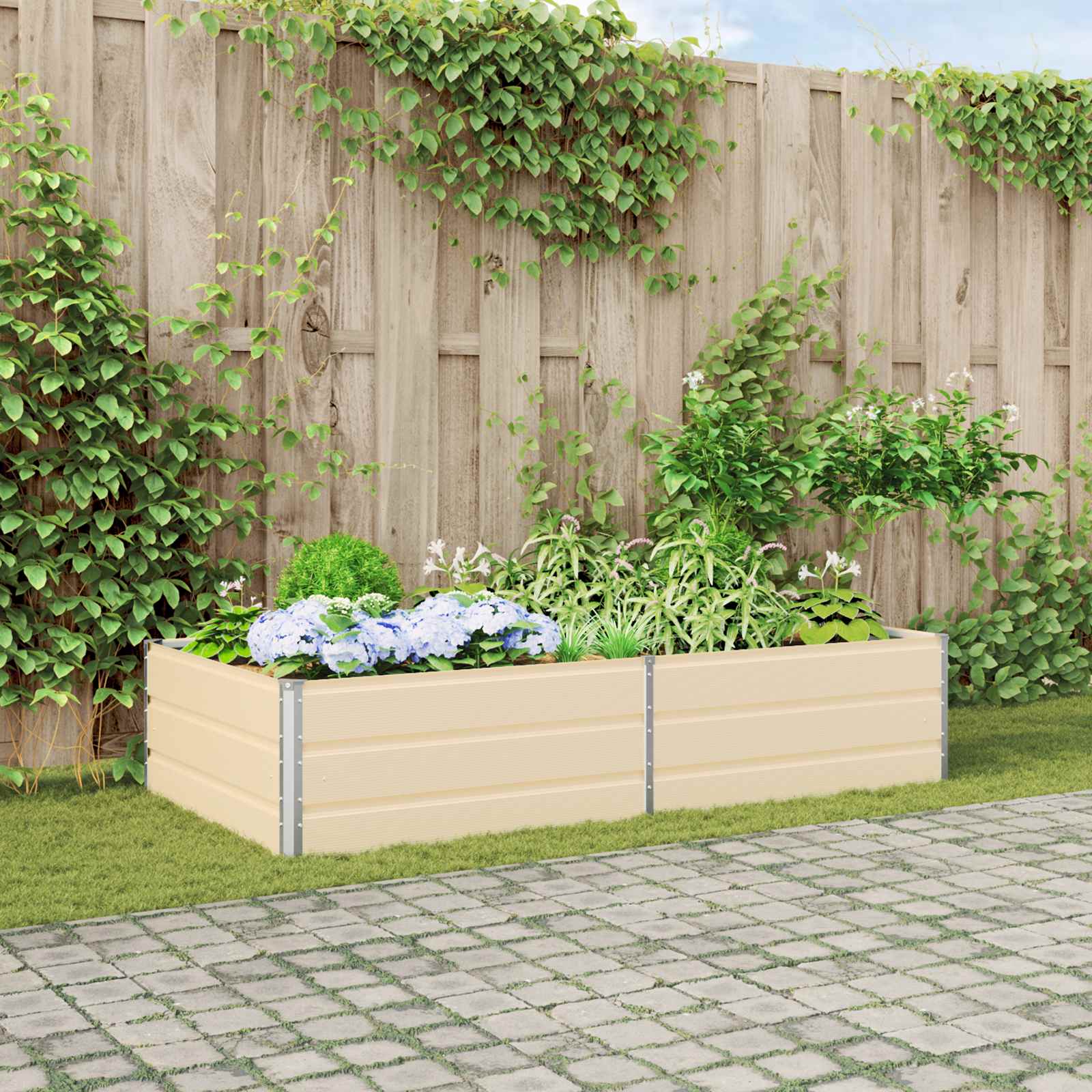 Lovelis Ivory 195 x 100 x 45 cm Galvanizuotas plienas Lovelis Ivory 195 x 100 x 45 cm Galvanizuotas plienas - Image 2