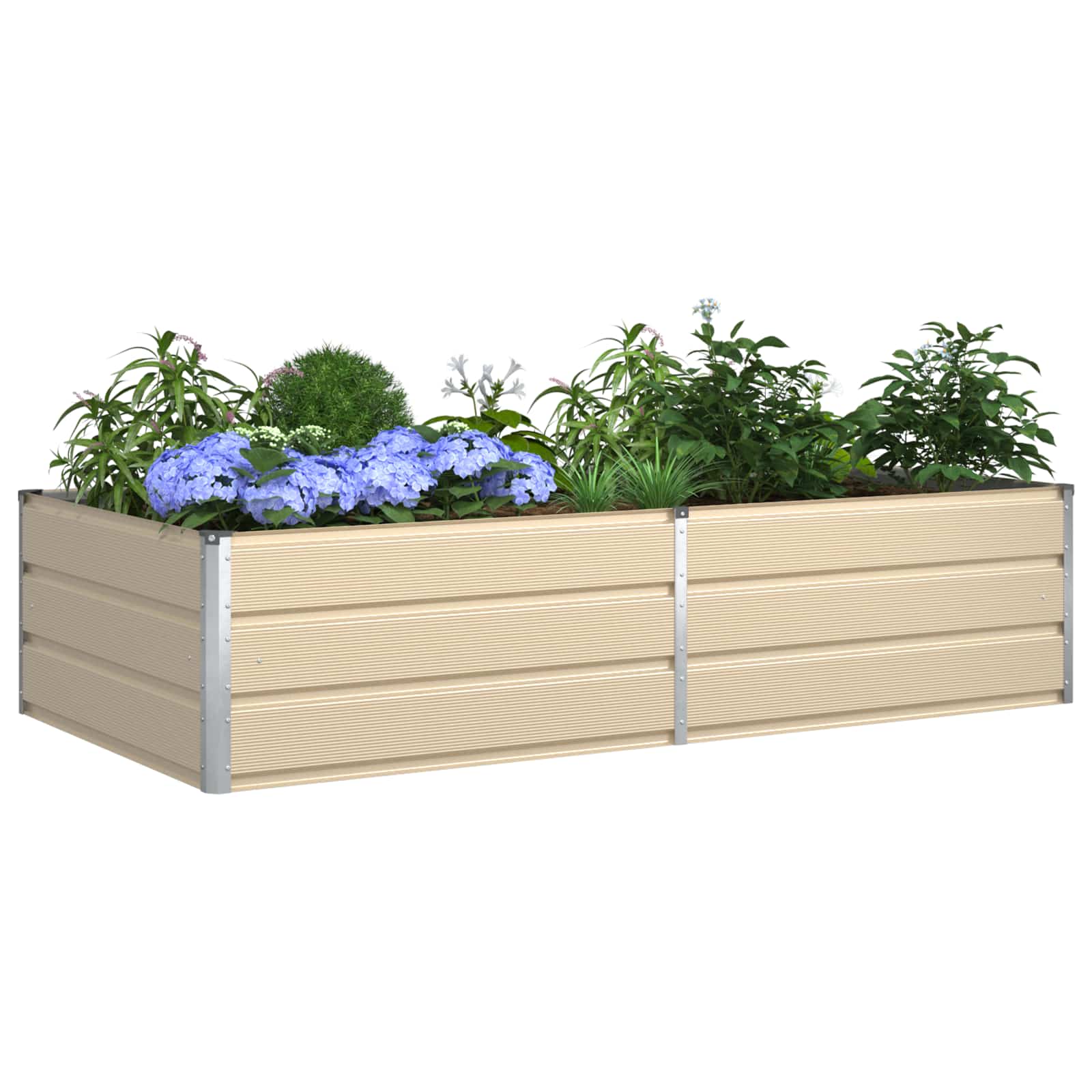 Lovelis Ivory 195 x 100 x 45 cm Galvanizuotas plienas Lovelis Ivory 195 x 100 x 45 cm Galvanizuotas plienas - Image 4