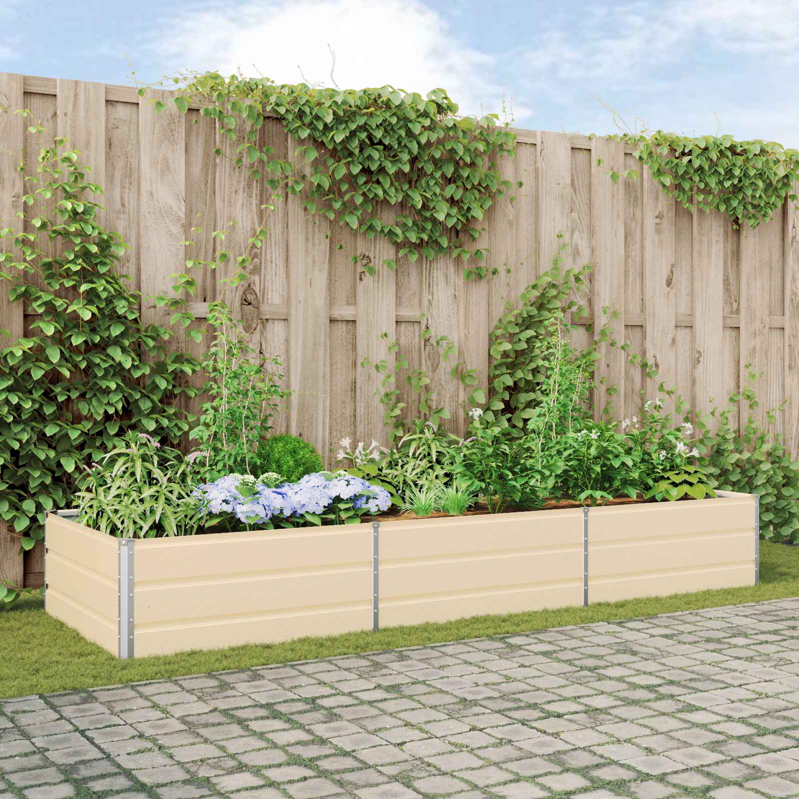 Lovelis Ivory 290 x 100 x 45 cm Galvanizuotas plienas Lovelis Ivory 290 x 100 x 45 cm Galvanizuotas plienas - Image 2