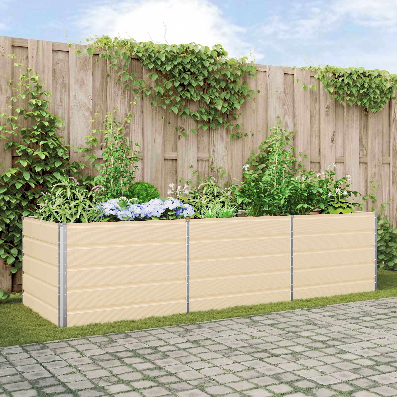 Lovelis Ivory 290 x 100 x 75 cm Galvanizuotas plienas Lovelis Ivory 290 x 100 x 75 cm Galvanizuotas plienas - Image 2