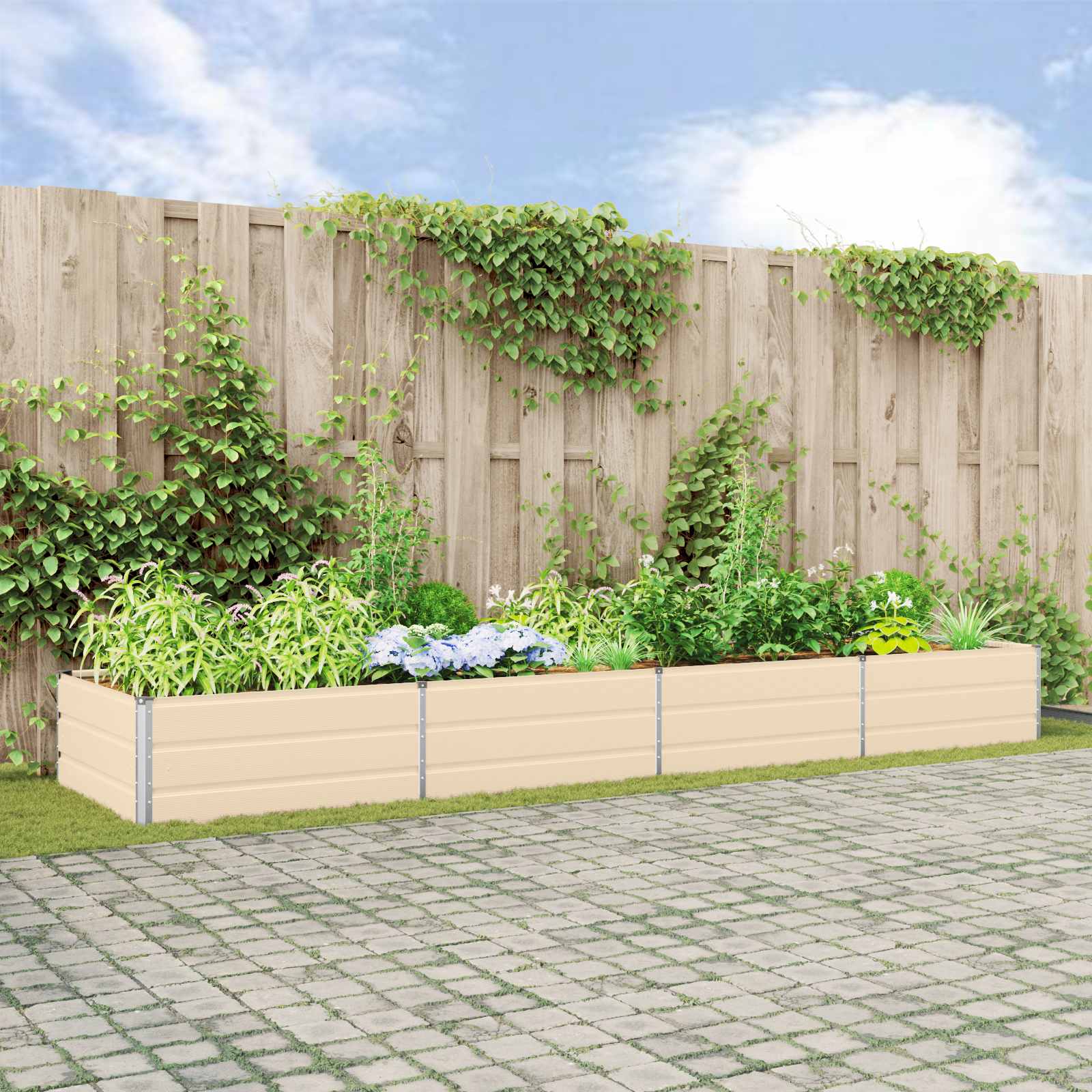 Lovelis Ivory 385 x 100 x 45 cm Galvanizuotas plienas Lovelis Ivory 385 x 100 x 45 cm Galvanizuotas plienas - Image 2