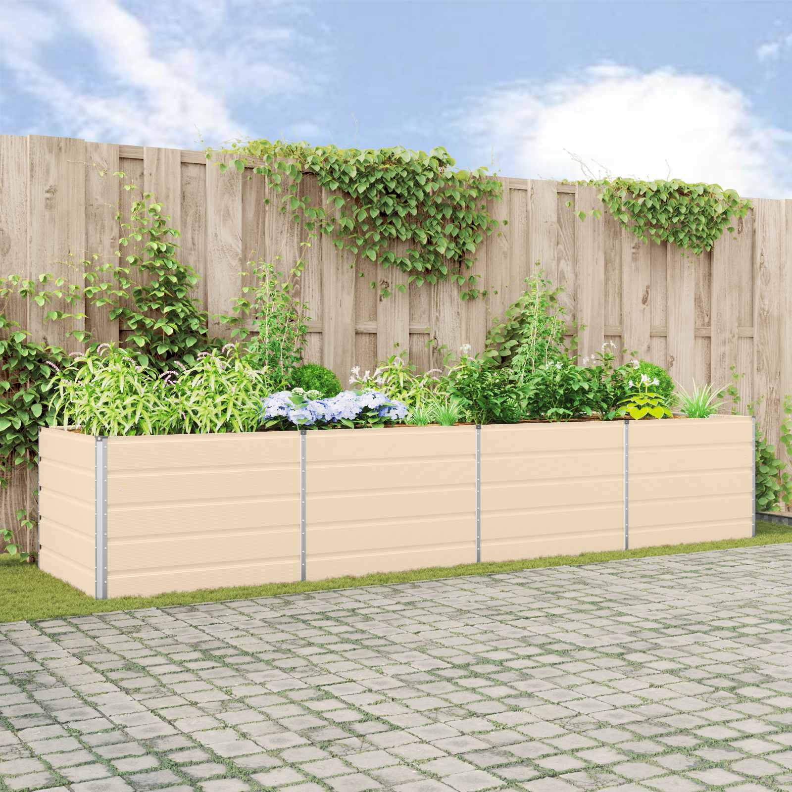 Lovelis Ivory 385 x 100 x 75 cm Galvanizuotas plienas Lovelis Ivory 385 x 100 x 75 cm Galvanizuotas plienas - Image 2