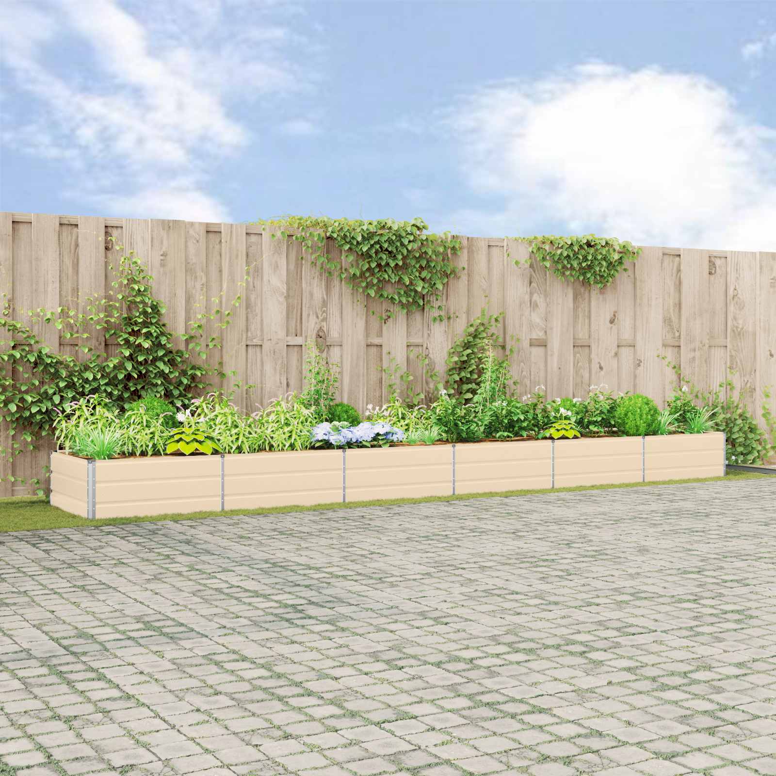 Lovelis Ivory 580 x 100 x 45 cm Galvanizuotas plienas Lovelis Ivory 580 x 100 x 45 cm Galvanizuotas plienas - Image 2
