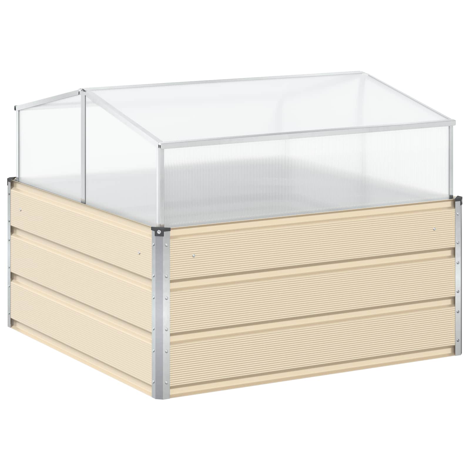 Lovelis Ivory 100 x 100 x 77 cm Galvanizuotas plienas Lovelis Ivory 100 x 100 x 77 cm Galvanizuotas plienas - Image 3