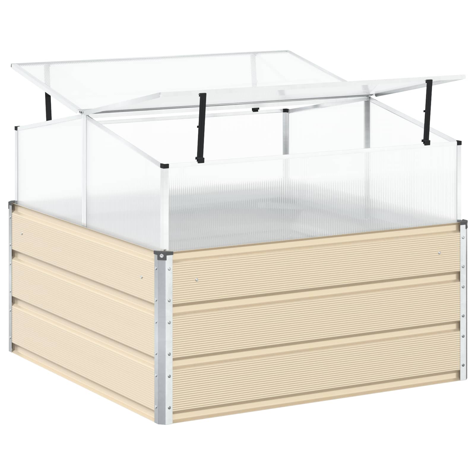 Lovelis Ivory 100 x 100 x 77 cm Galvanizuotas plienas Lovelis Ivory 100 x 100 x 77 cm Galvanizuotas plienas - Image 9