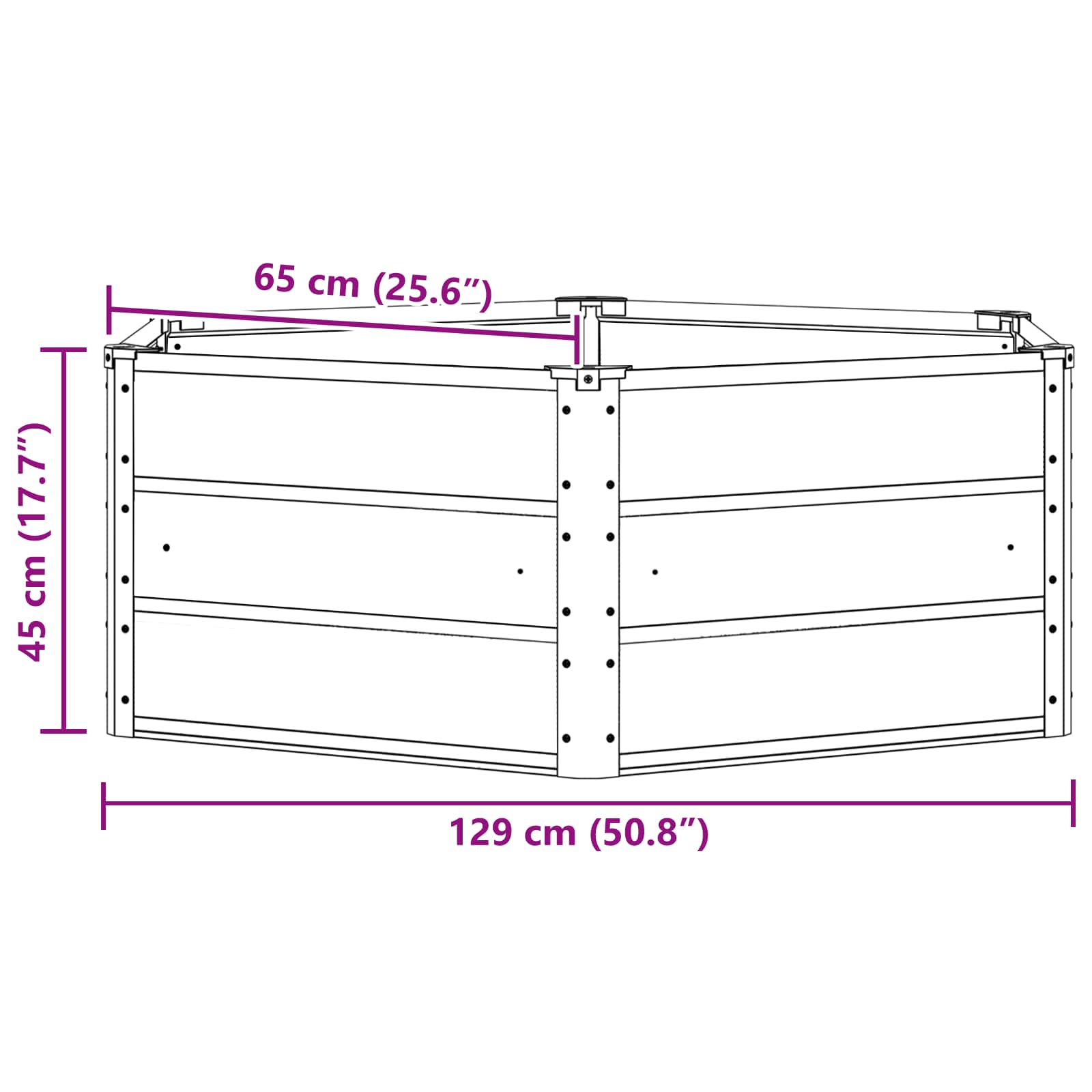 Lovelis Šviesiai pilka 129 x 129 x 45 cm Plienas Lovelis Šviesiai pilka 129 x 129 x 45 cm Plienas