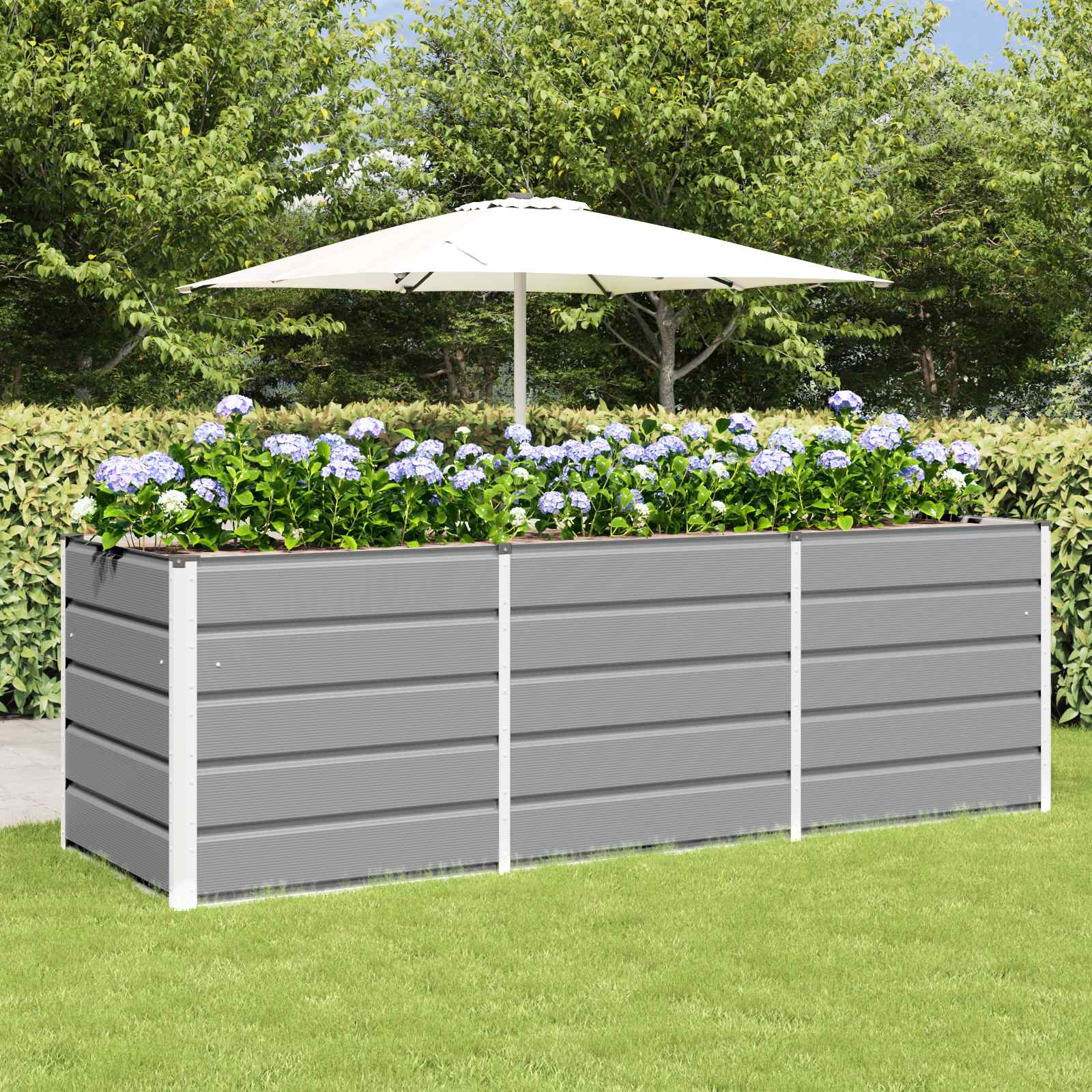 Lovelis Šviesiai pilka 240 x 80 x 75 cm Plienas Lovelis Šviesiai pilka 240 x 80 x 75 cm Plienas - Image 2