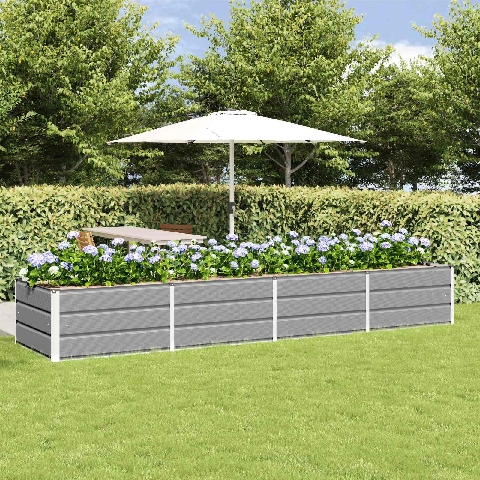 Lovelis Šviesiai pilka 320 x 80 x 45 cm Plienas Lovelis Šviesiai pilka 320 x 80 x 45 cm Plienas - Image 2