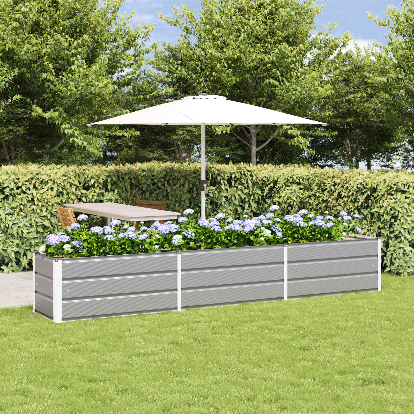 Lovelis Šviesiai pilka 290 x 50 x 45 cm Cinkuota plienas Lovelis Šviesiai pilka 290 x 50 x 45 cm Cinkuota plienas - Image 2