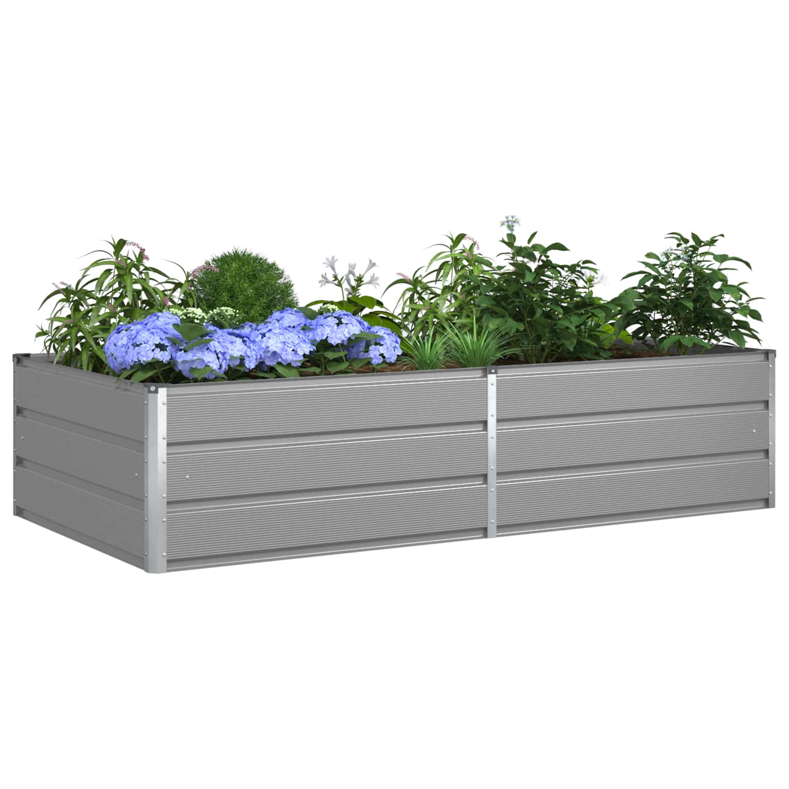 Lovelis Šviesiai pilka 195 x 100 x 45 cm Galvanizuotas plienas Lovelis Šviesiai pilka 195 x 100 x 45 cm Galvanizuotas plienas - Image 4