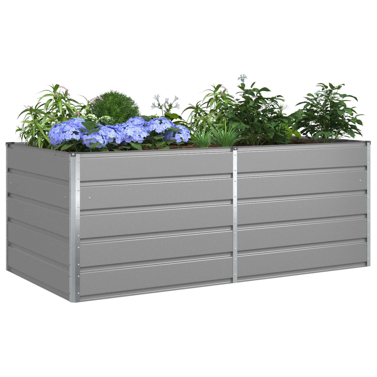 Lovelis Šviesiai pilka 195 x 100 x 75 cm Galvanizuotas plienas Lovelis Šviesiai pilka 195 x 100 x 75 cm Galvanizuotas plienas - Image 4