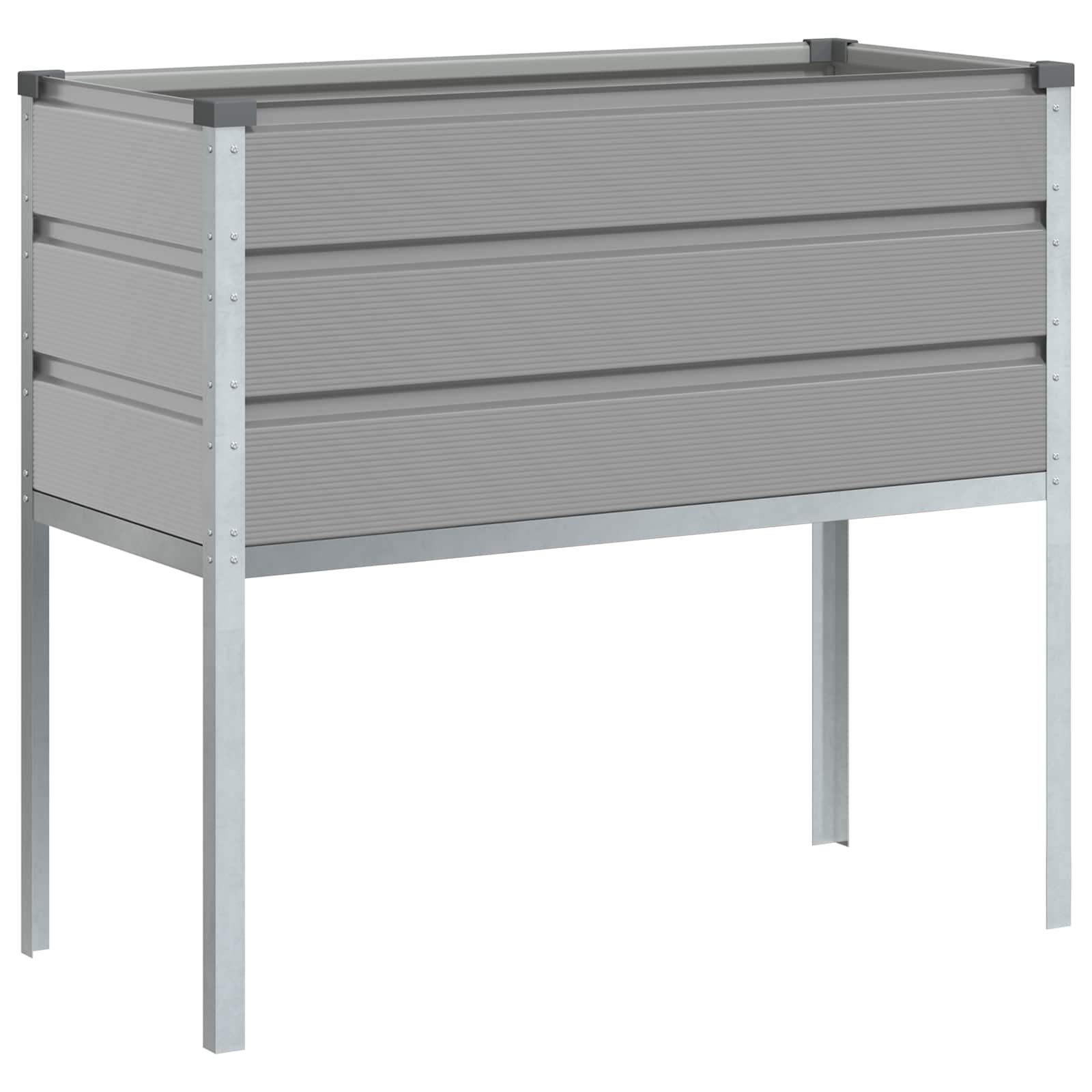 Lovelis Šviesiai pilka 100 x 45 x 90 cm Cinkuota plienas Lovelis Šviesiai pilka 100 x 45 x 90 cm Cinkuota plienas - Image 3