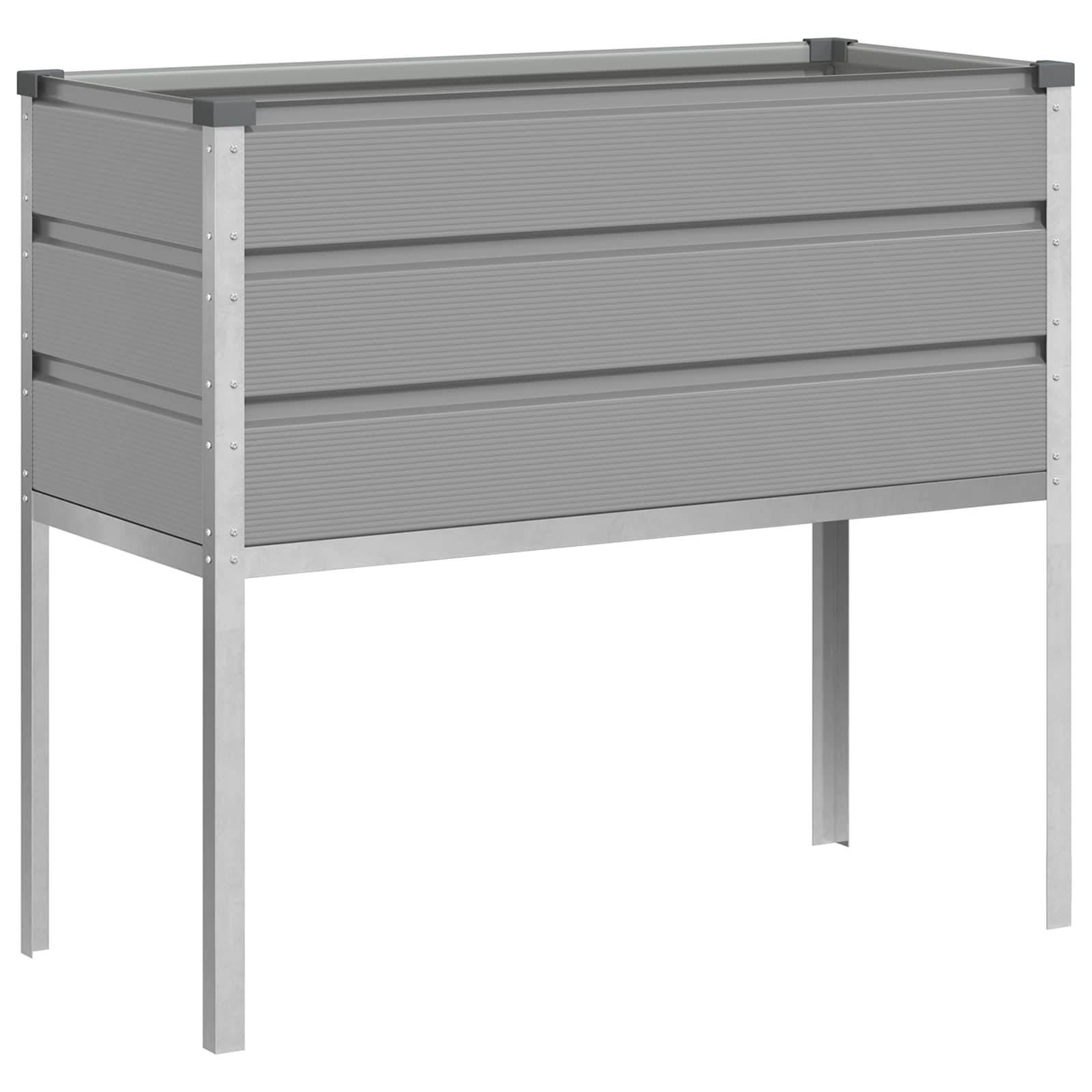 Lovelis Šviesiai pilka 100 x 45 x 90 cm Cinkuota plienas Lovelis Šviesiai pilka 100 x 45 x 90 cm Cinkuota plienas - Image 7
