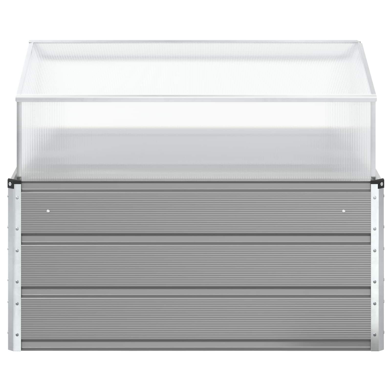Lovelis Šviesiai pilka 100 x 100 x 77 cm Galvanizuotas plienas Lovelis Šviesiai pilka 100 x 100 x 77 cm Galvanizuotas plienas - Image 5