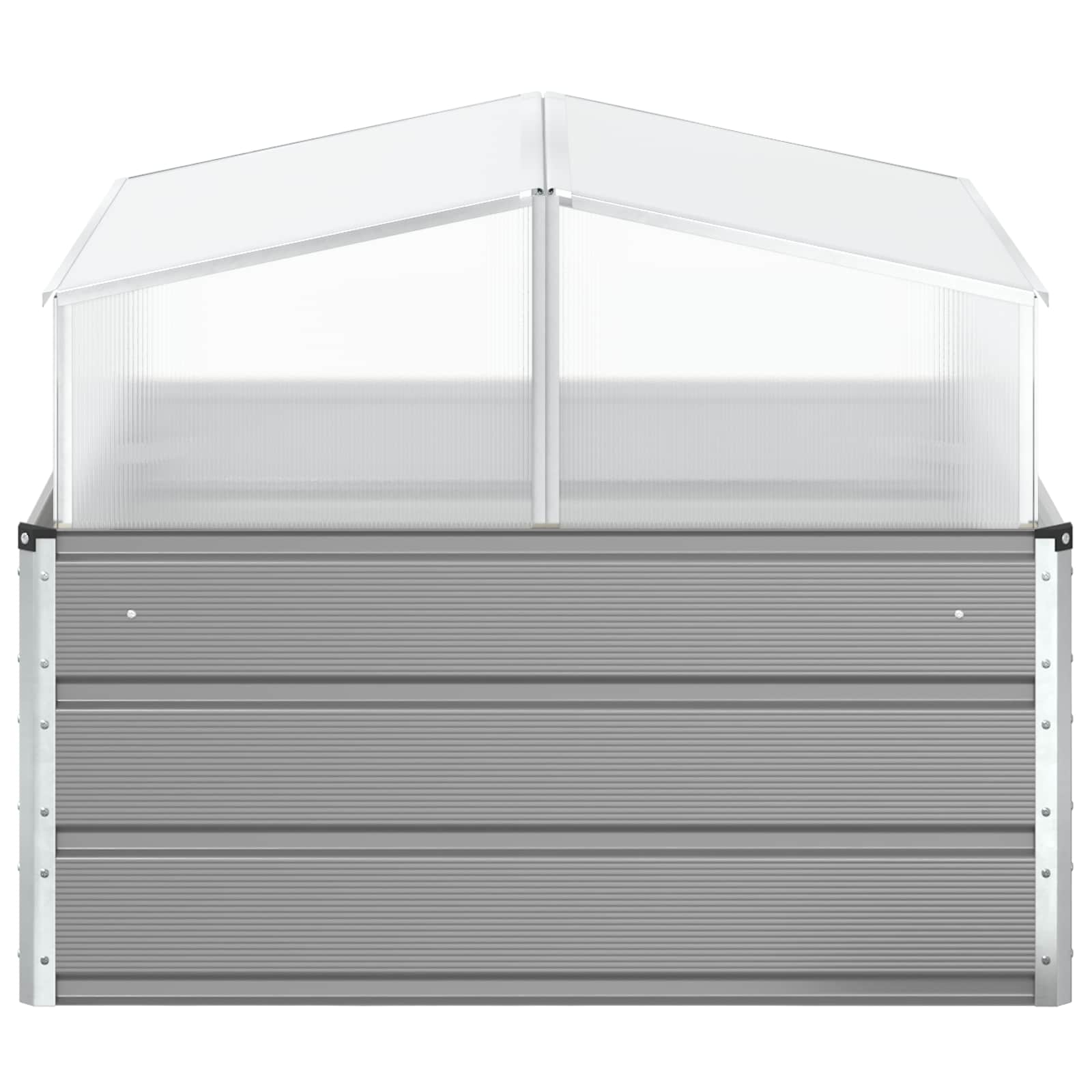 Lovelis Šviesiai pilka 100 x 100 x 77 cm Galvanizuotas plienas Lovelis Šviesiai pilka 100 x 100 x 77 cm Galvanizuotas plienas - Image 6