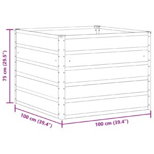 Lovelis Antracitas 100 x 100 x 75 cm Plienas