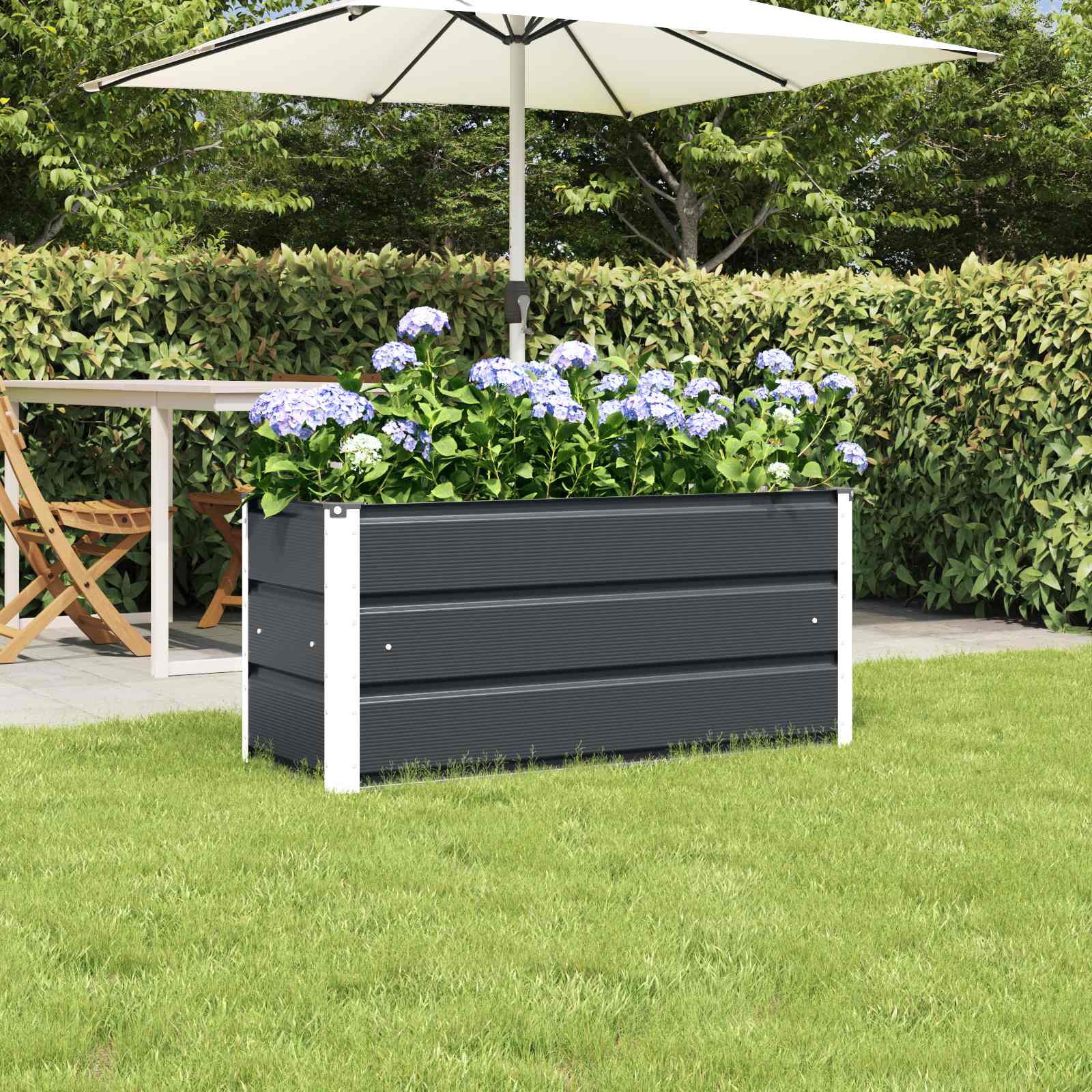 Lovelis Antracitas 100 x 40 x 45 cm Plienas Lovelis Antracitas 100 x 40 x 45 cm Plienas - Image 2
