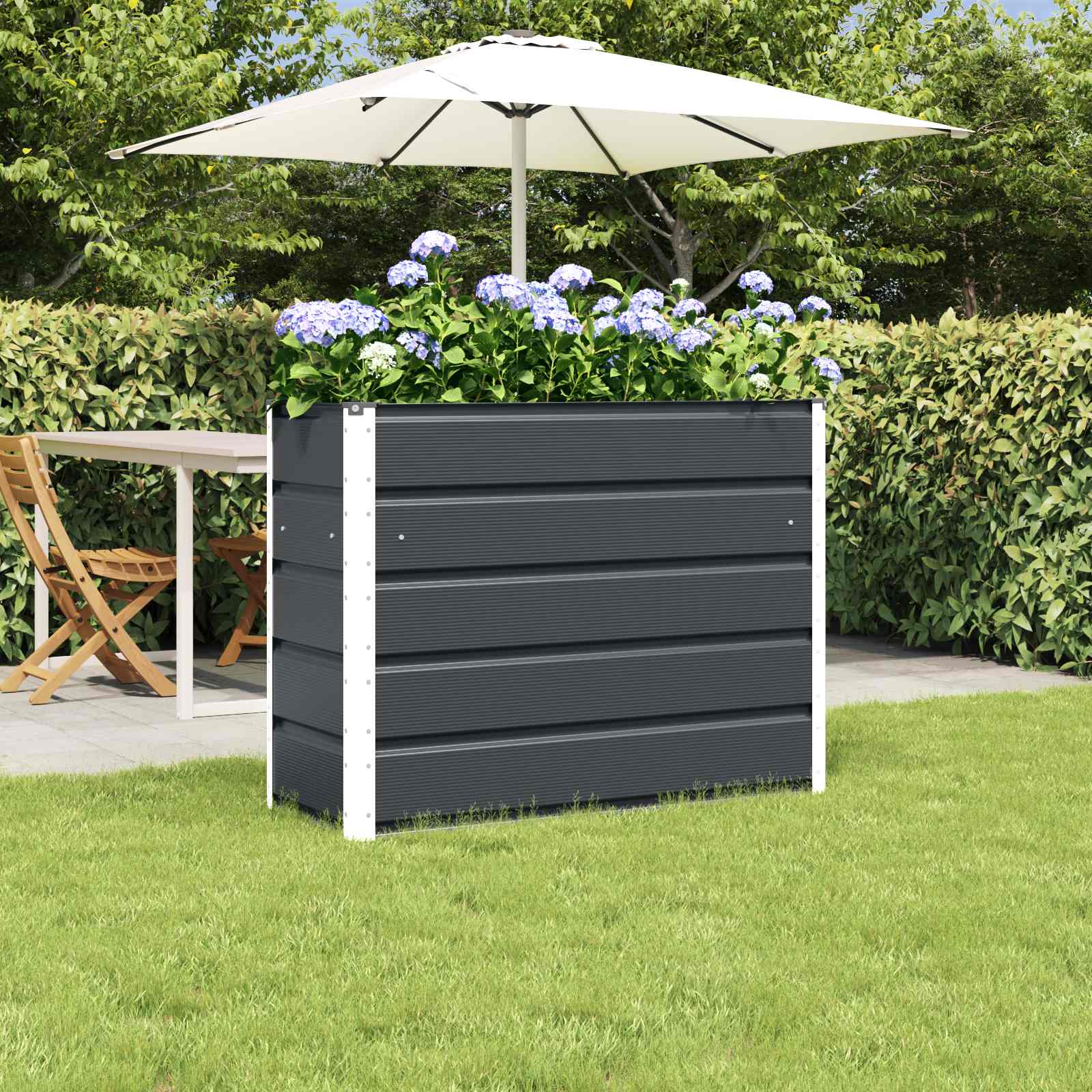 Lovelis Antracitas 100 x 40 x 75 cm Plienas Lovelis Antracitas 100 x 40 x 75 cm Plienas - Image 2