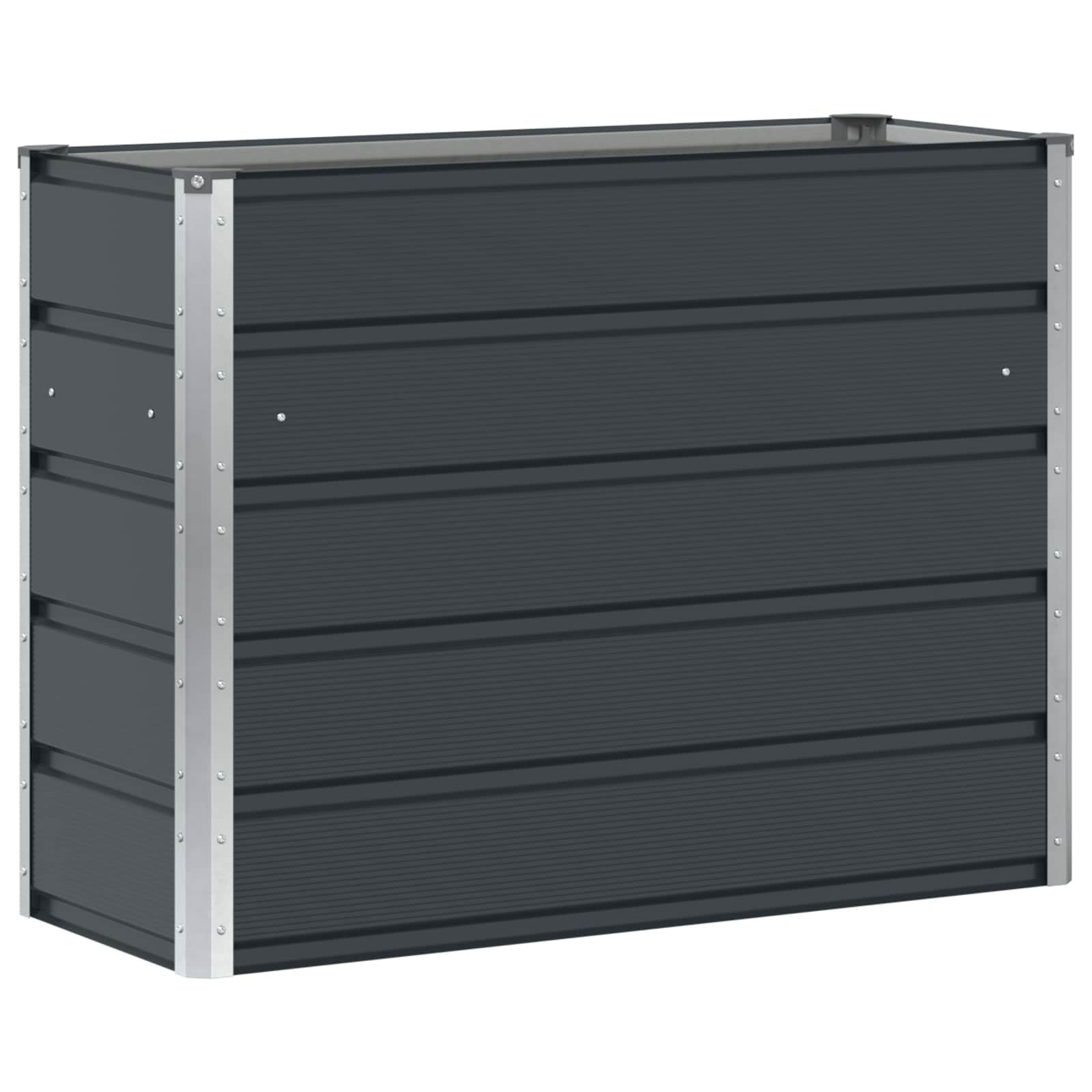 Lovelis Antracitas 100 x 40 x 75 cm Plienas Lovelis Antracitas 100 x 40 x 75 cm Plienas - Image 3