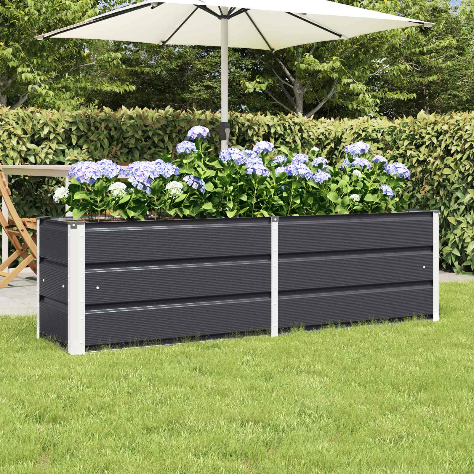 Lovelis Antracitas 160 x 40 x 45 cm Plienas Lovelis Antracitas 160 x 40 x 45 cm Plienas - Image 2