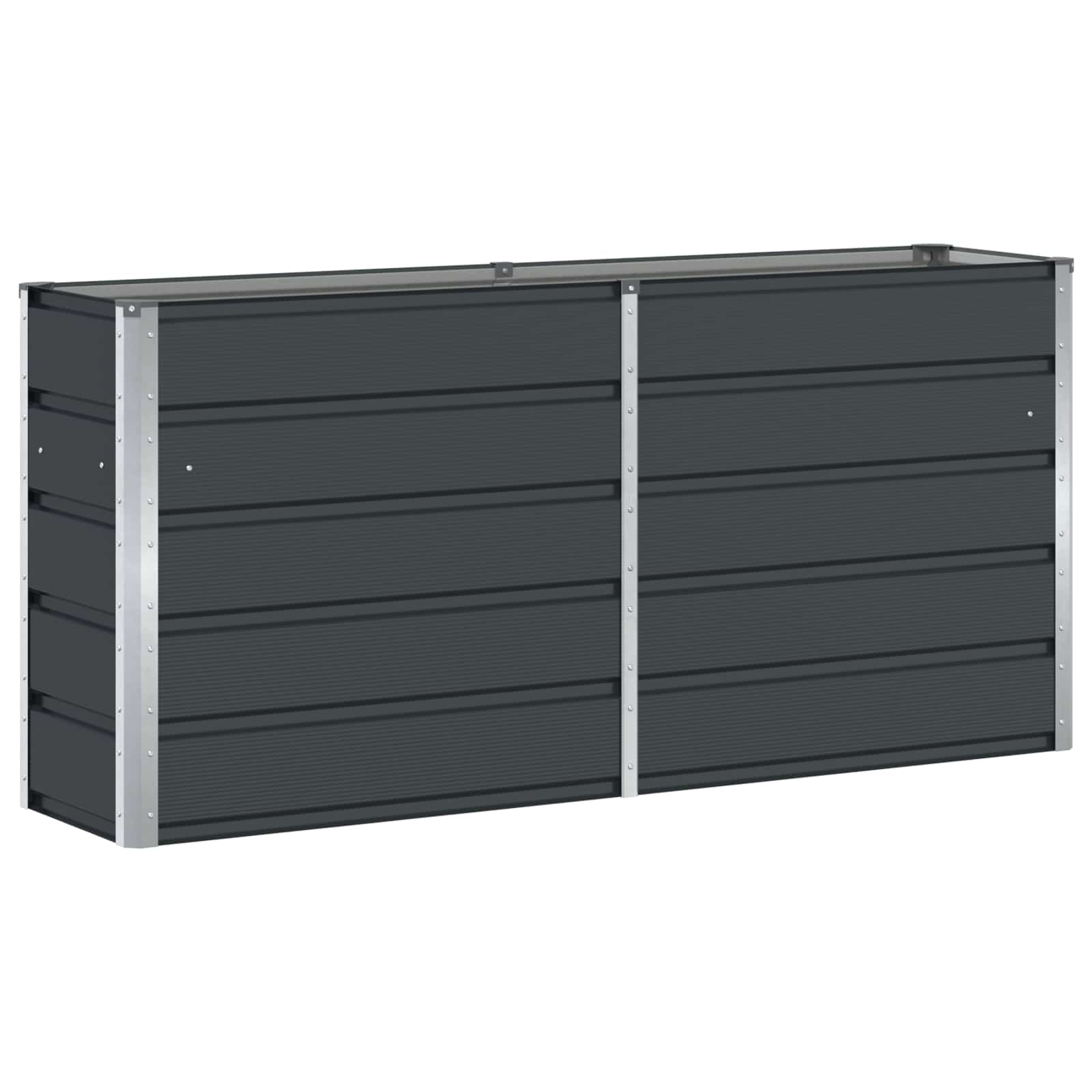 Lovelis Antracitas 160 x 40 x 75 cm Plienas Lovelis Antracitas 160 x 40 x 75 cm Plienas - Image 3