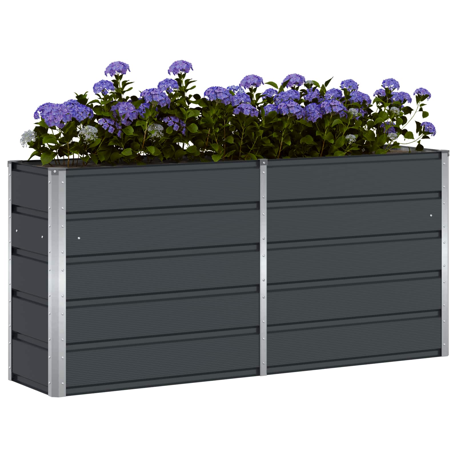 Lovelis Antracitas 160 x 40 x 75 cm Plienas Lovelis Antracitas 160 x 40 x 75 cm Plienas - Image 4