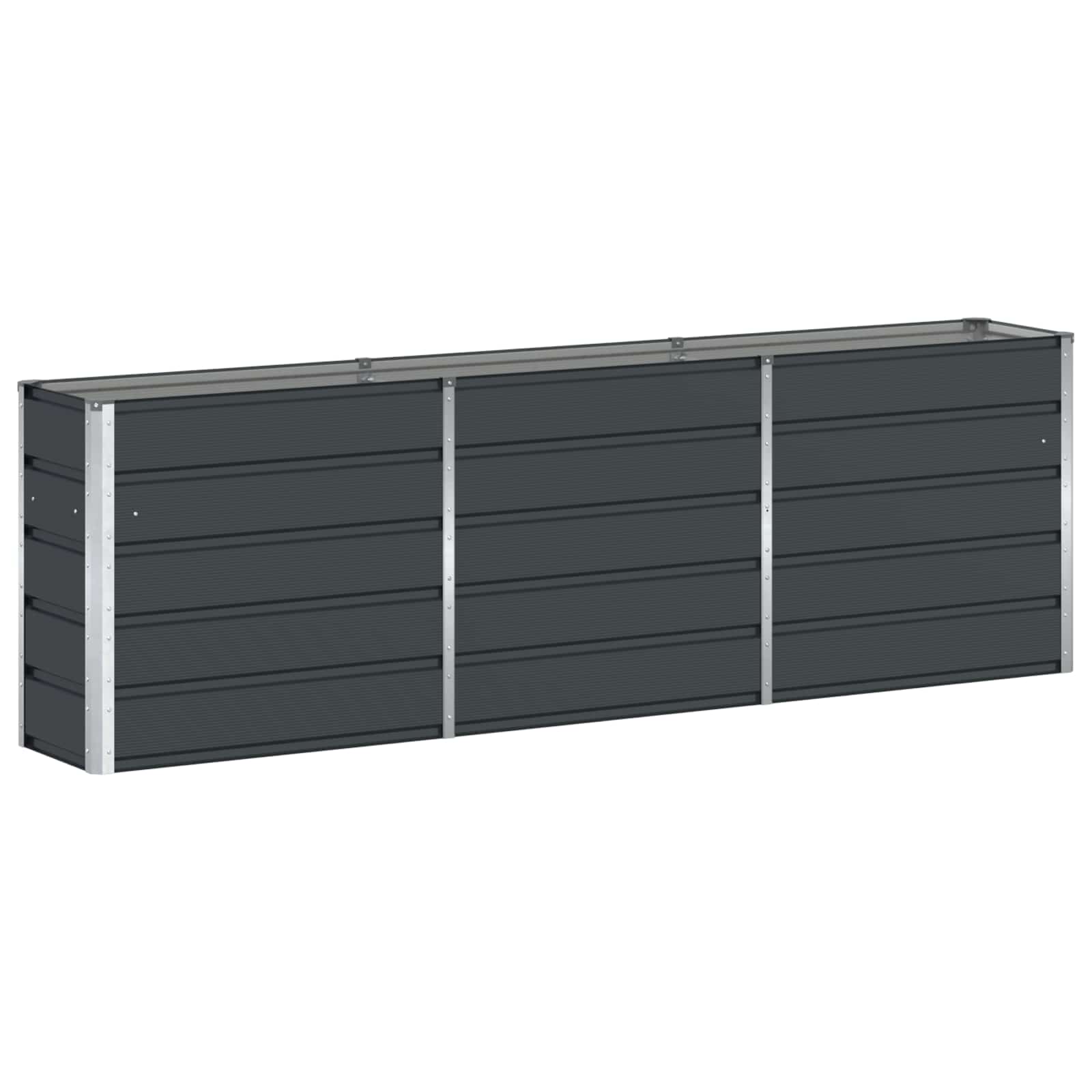 Lovelis Antracitas 240 x 40 x 75 cm Plienas Lovelis Antracitas 240 x 40 x 75 cm Plienas - Image 3