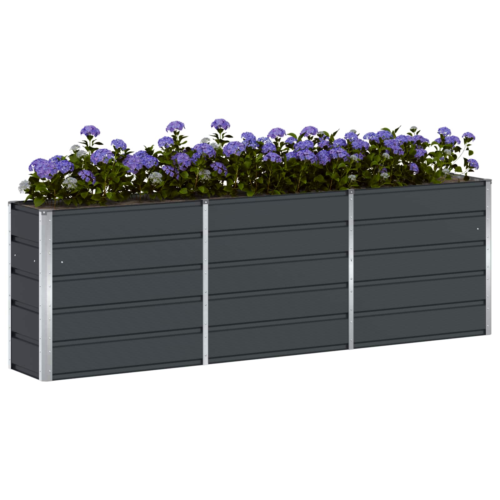 Lovelis Antracitas 240 x 40 x 75 cm Plienas Lovelis Antracitas 240 x 40 x 75 cm Plienas - Image 4